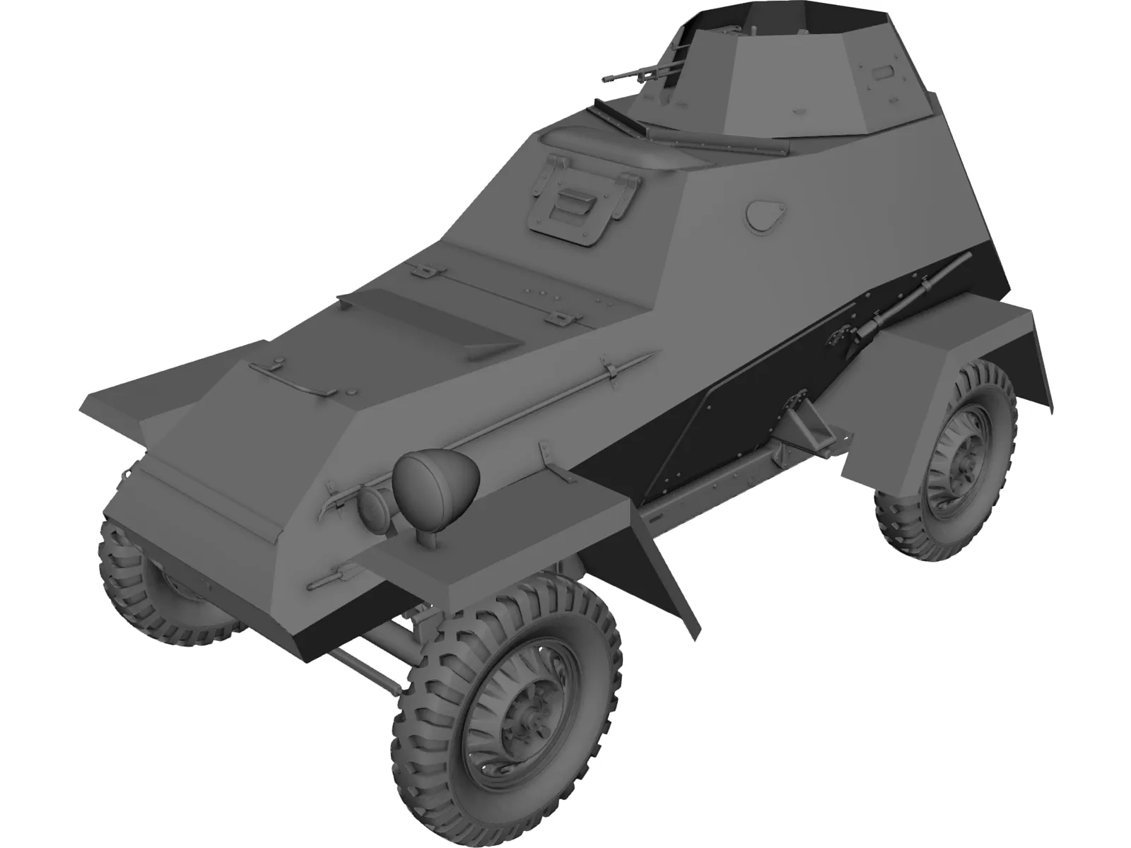 BA 64 3D Model main preview