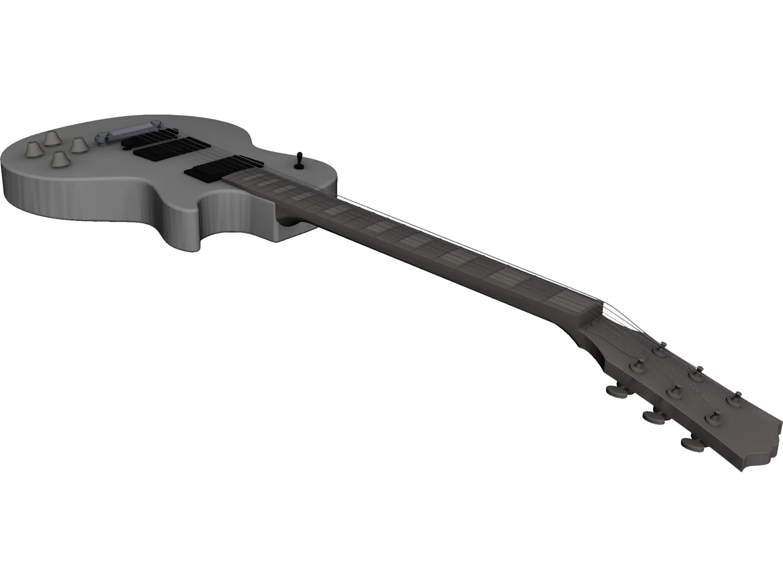 Gibson Les Paul 3D Model main preview