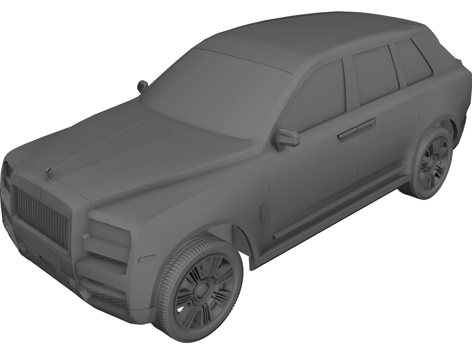 Rolls-Royce Cullinan (2019) 3D Model main preview