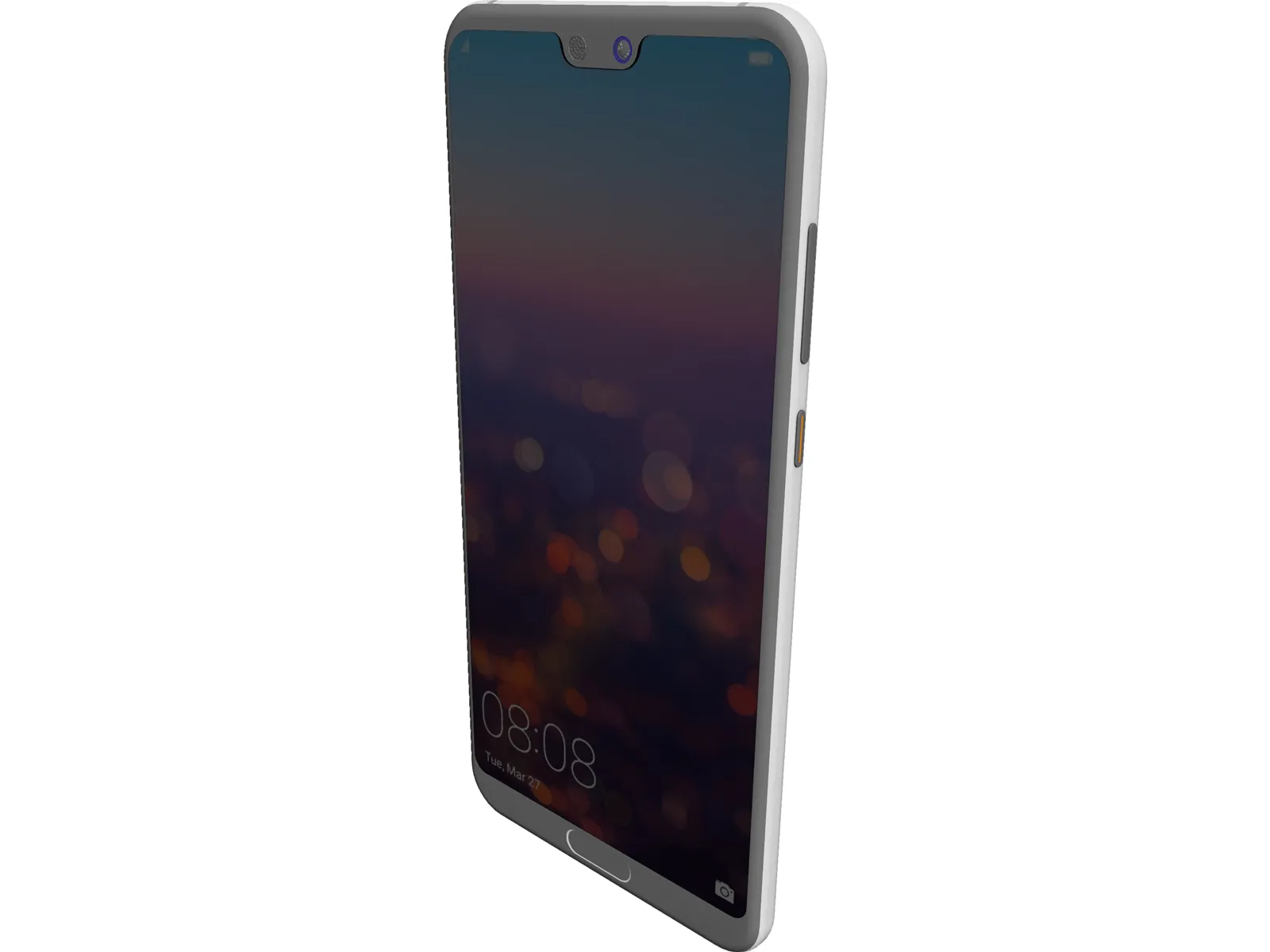 Huawei P20 Pro 3D Model main preview