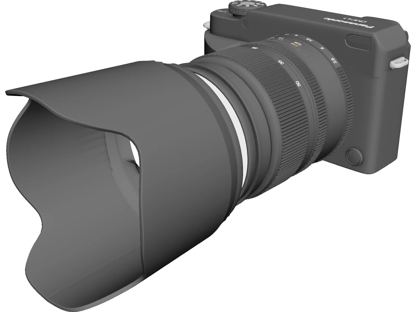 Panasonic DMC-L1 3D Model main preview