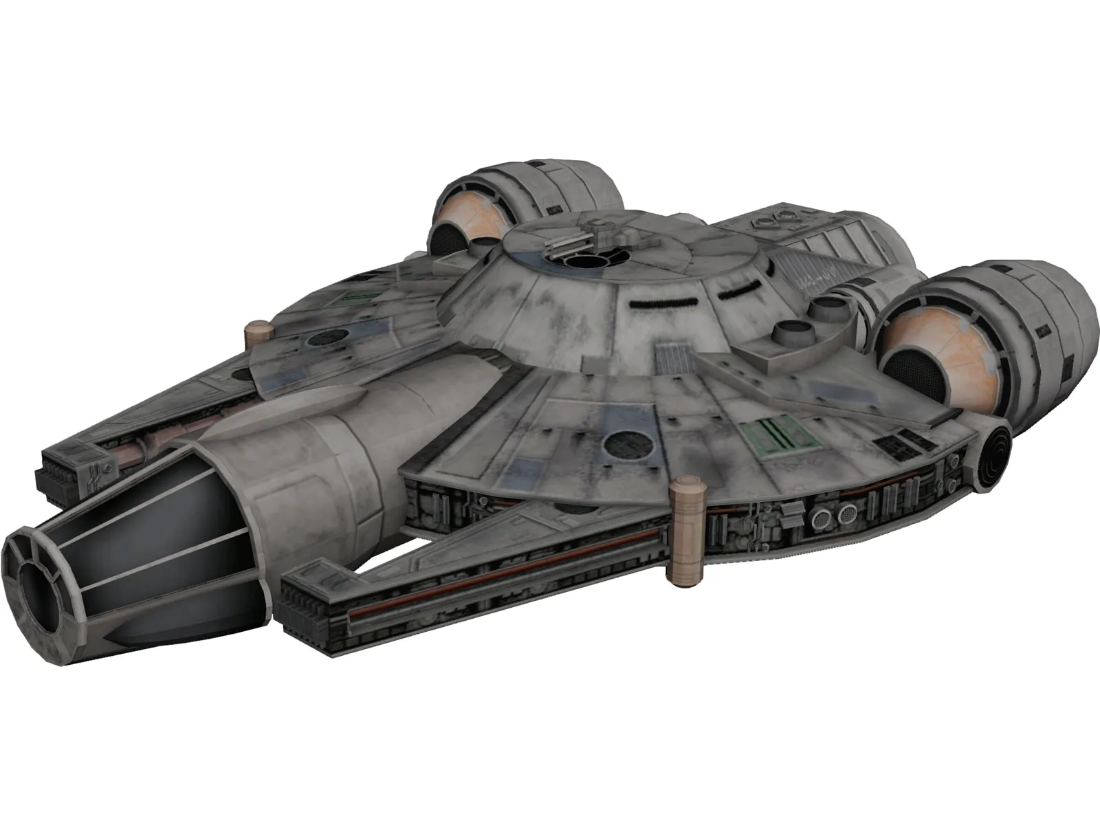 YT-1760 Freighter 3D Model main preview