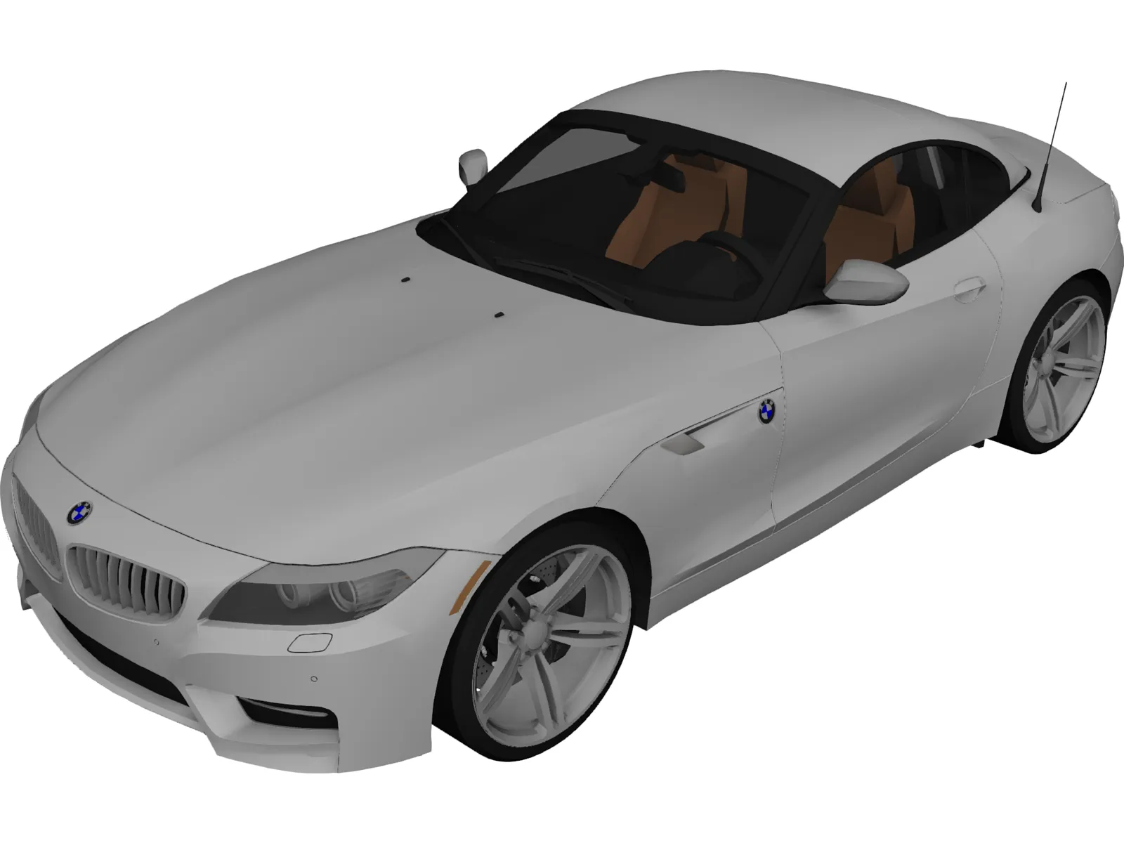 BMW Z4 (2014) 3D Model main preview