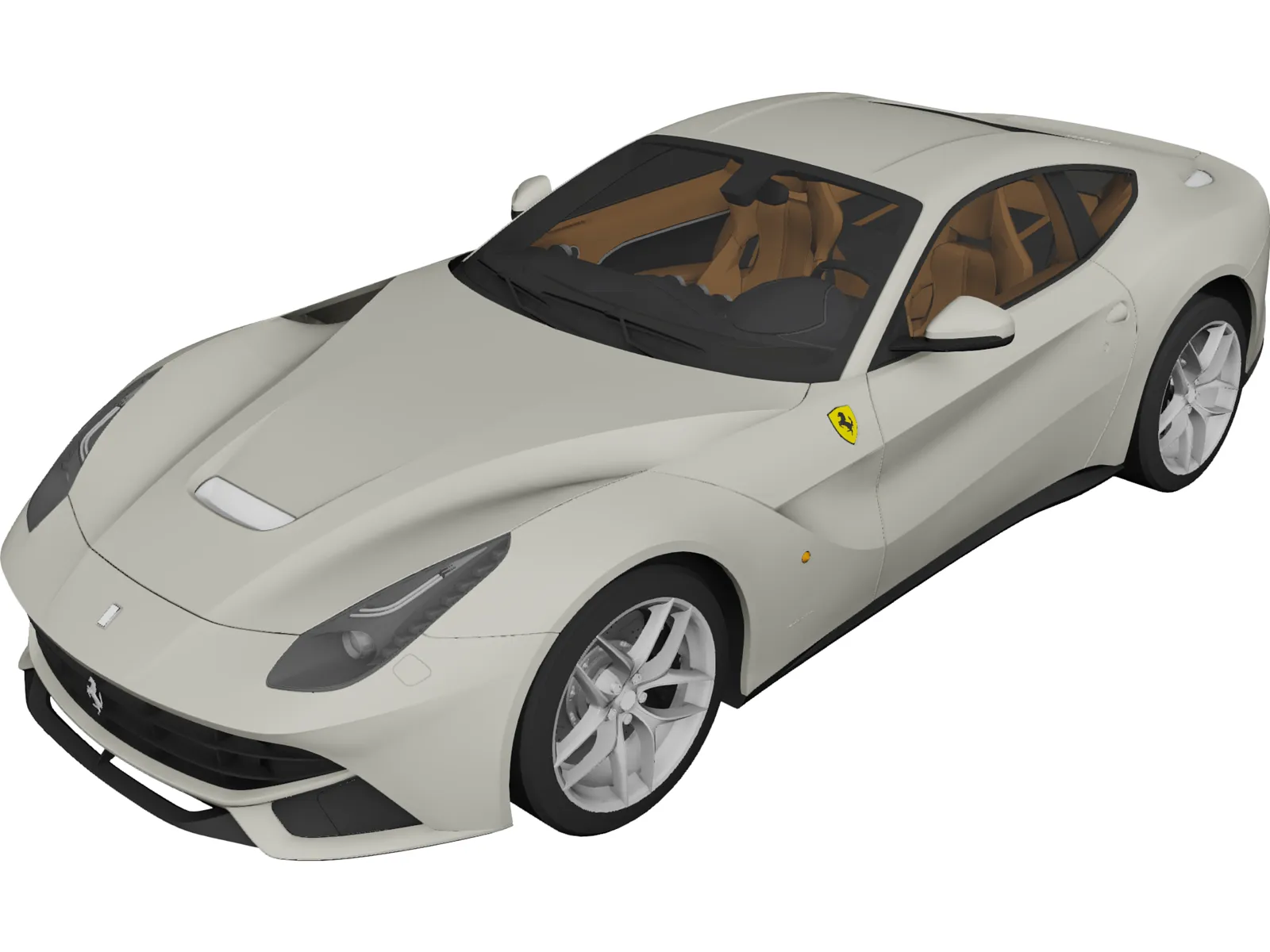 Ferrari F12 Berlinetta (2014) 3D Model main preview