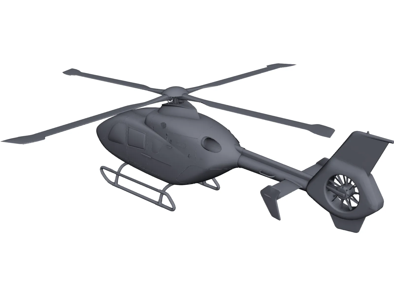 Eurocopter EC-135 3D Model main preview