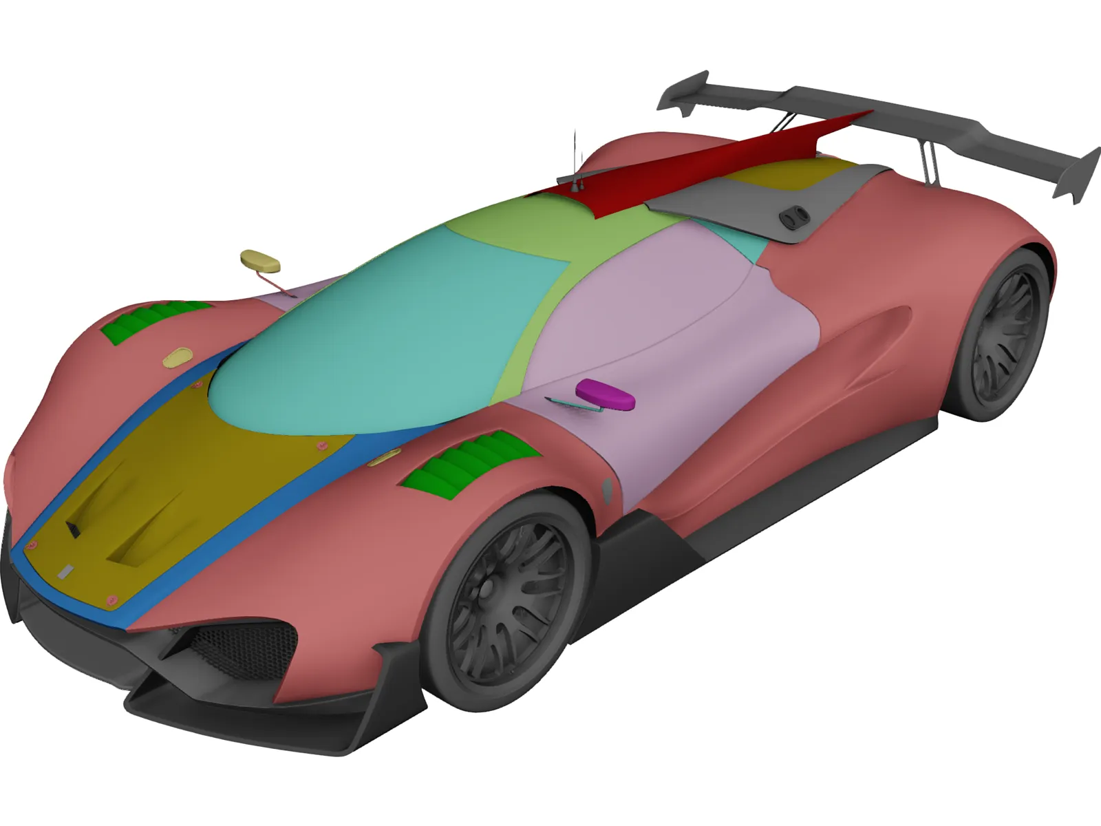 Ferrari Xezri 3D Model main preview