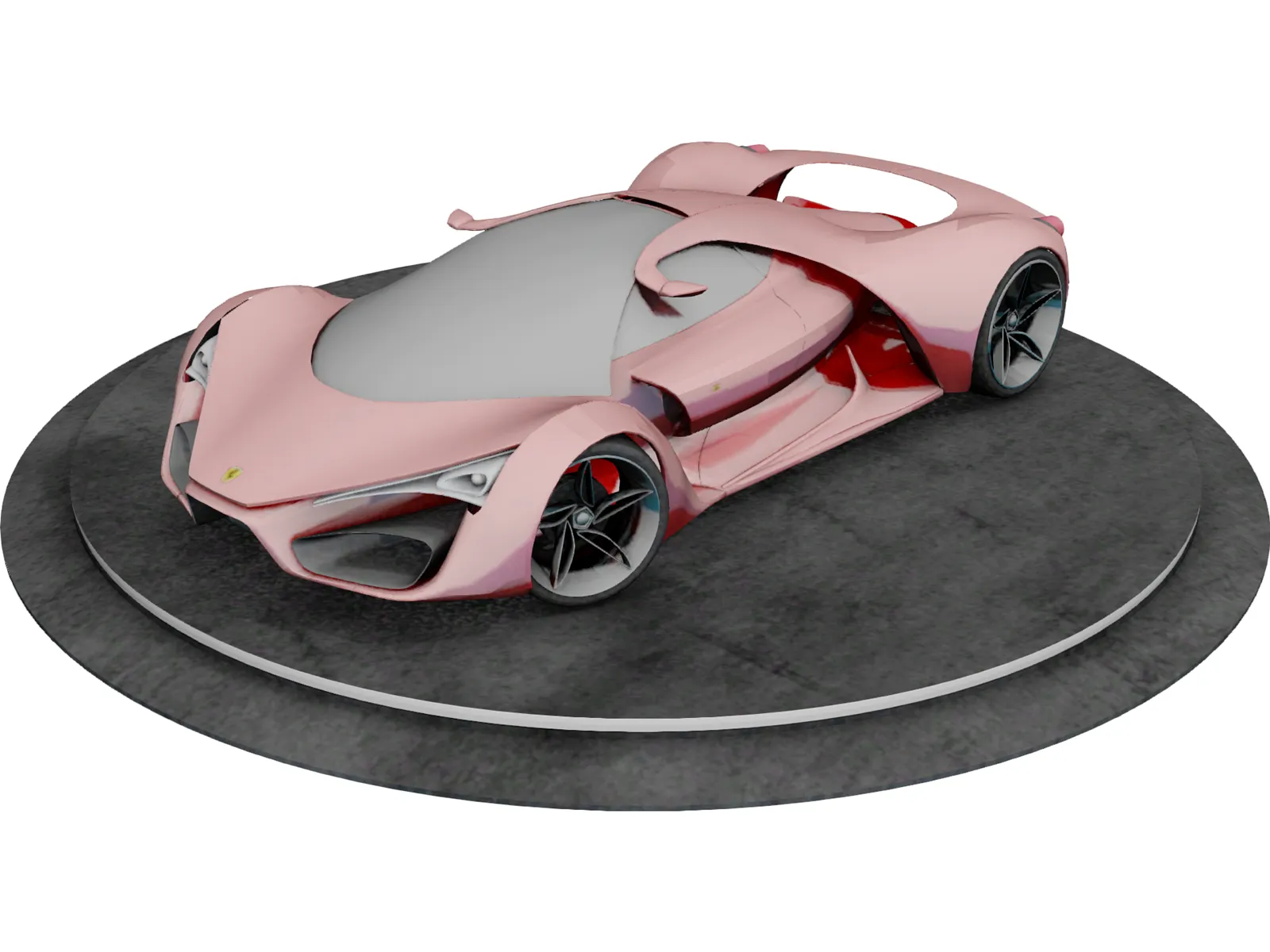 Ferrari F80 Concept 3D Model main preview