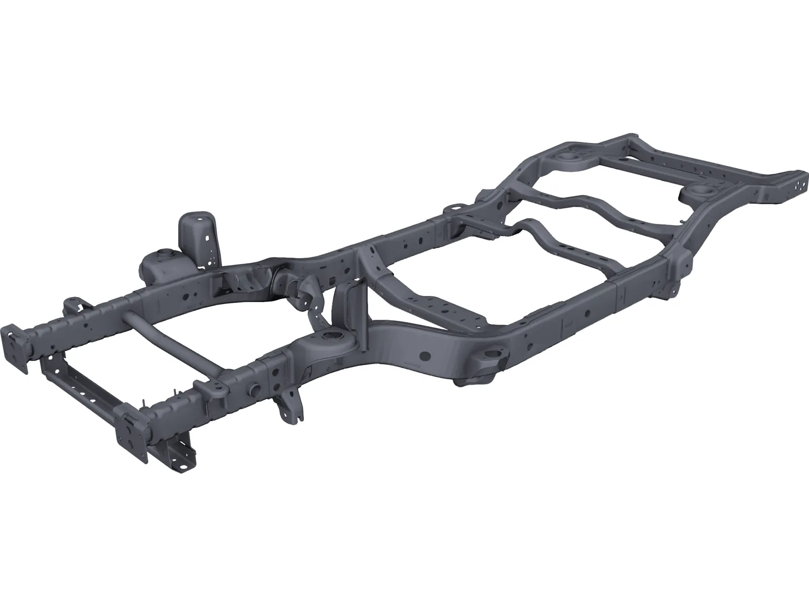 Jeep JK Frame 3D Model main preview