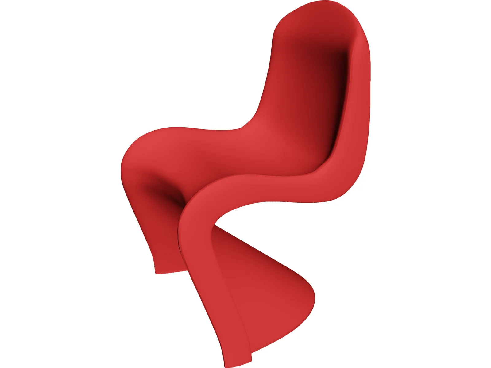 Panton Chair 3D Model main preview