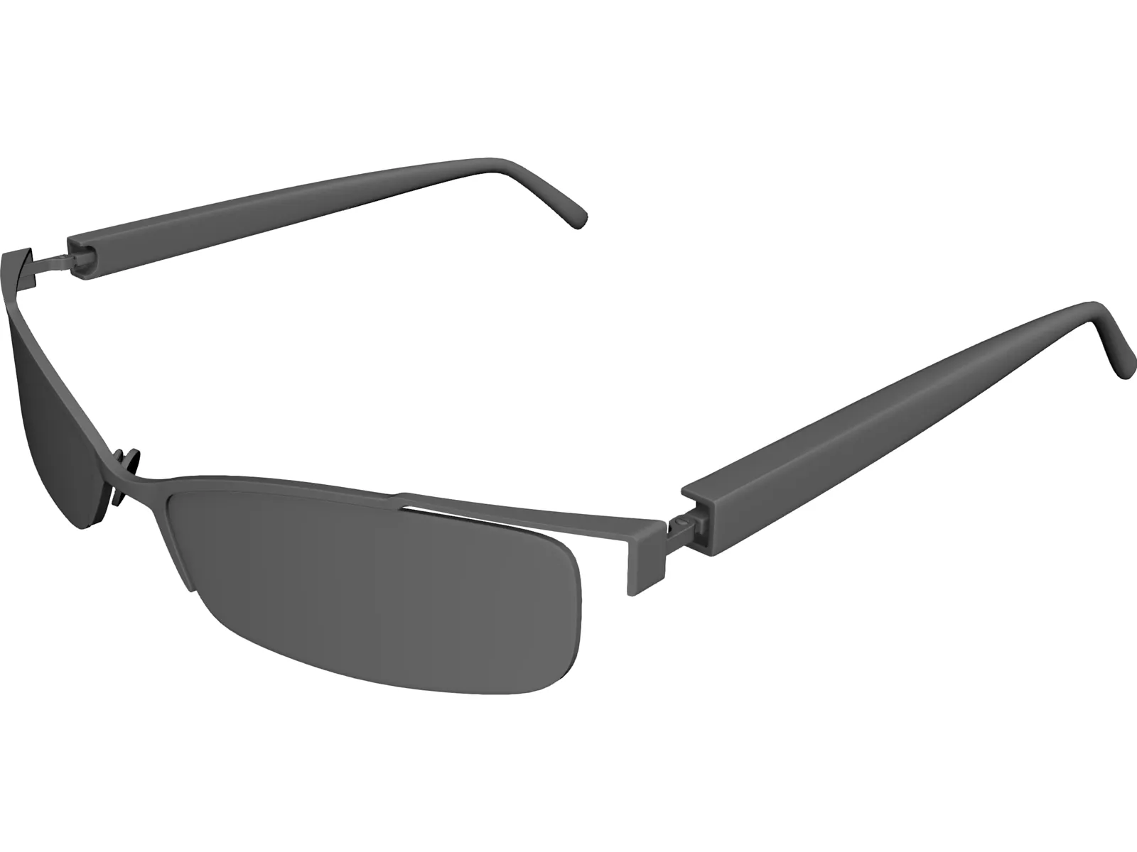 Diesel Glasses 3D Model main preview