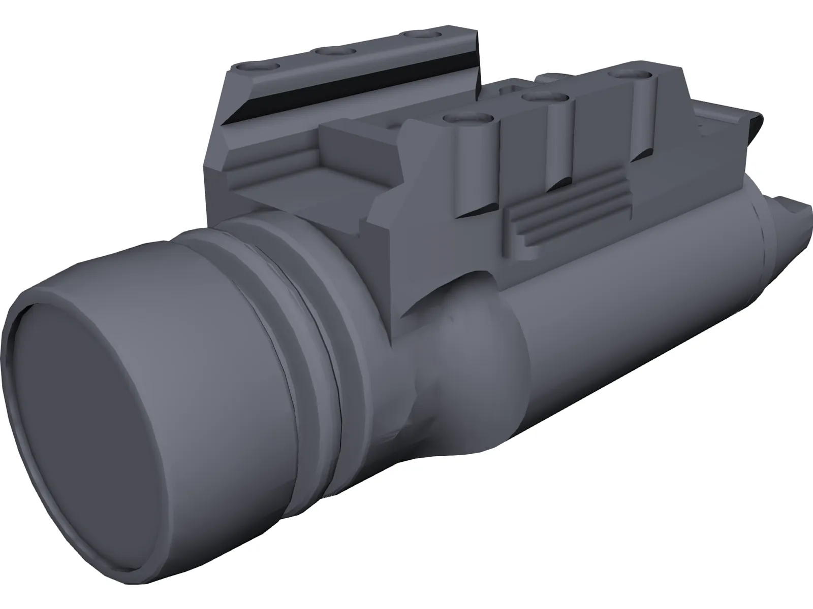 Surefire x200 Light 3D Model main preview