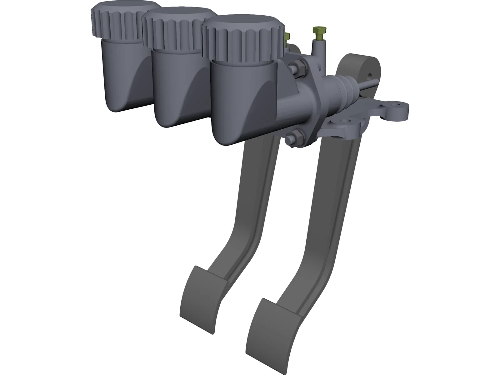 Wilwood 340828 Forward Mount Car Pedals 3D Model main preview