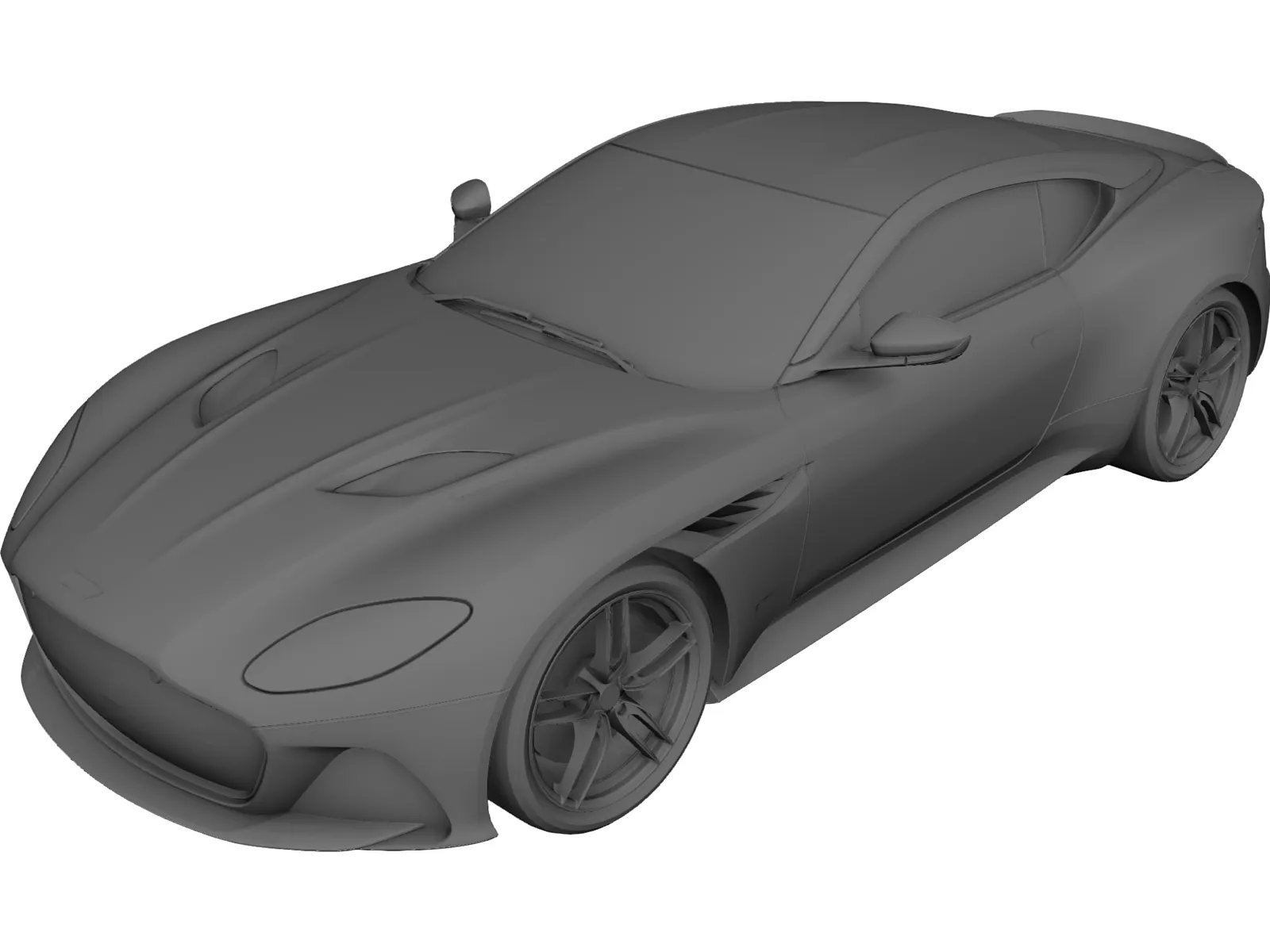 Aston Martin DBS Superleggera (2019) 3D Model main preview