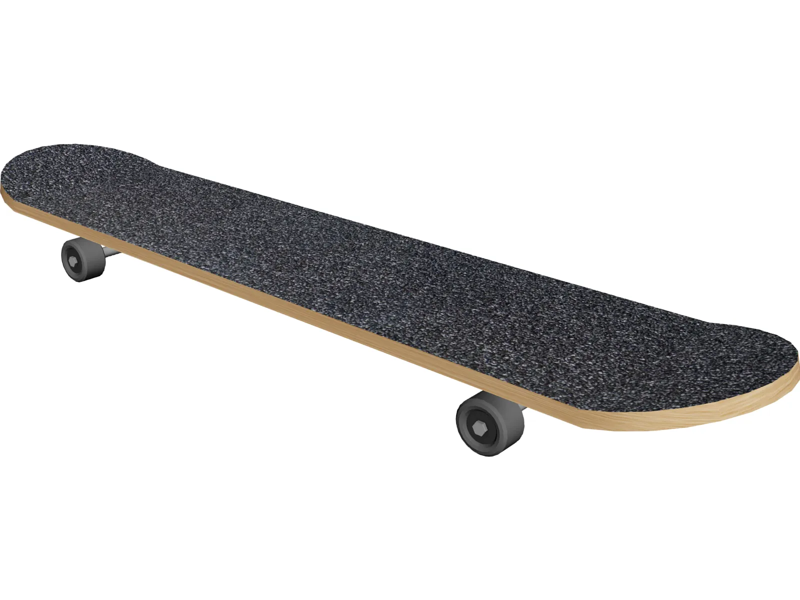 Skateboard 3D Model main preview