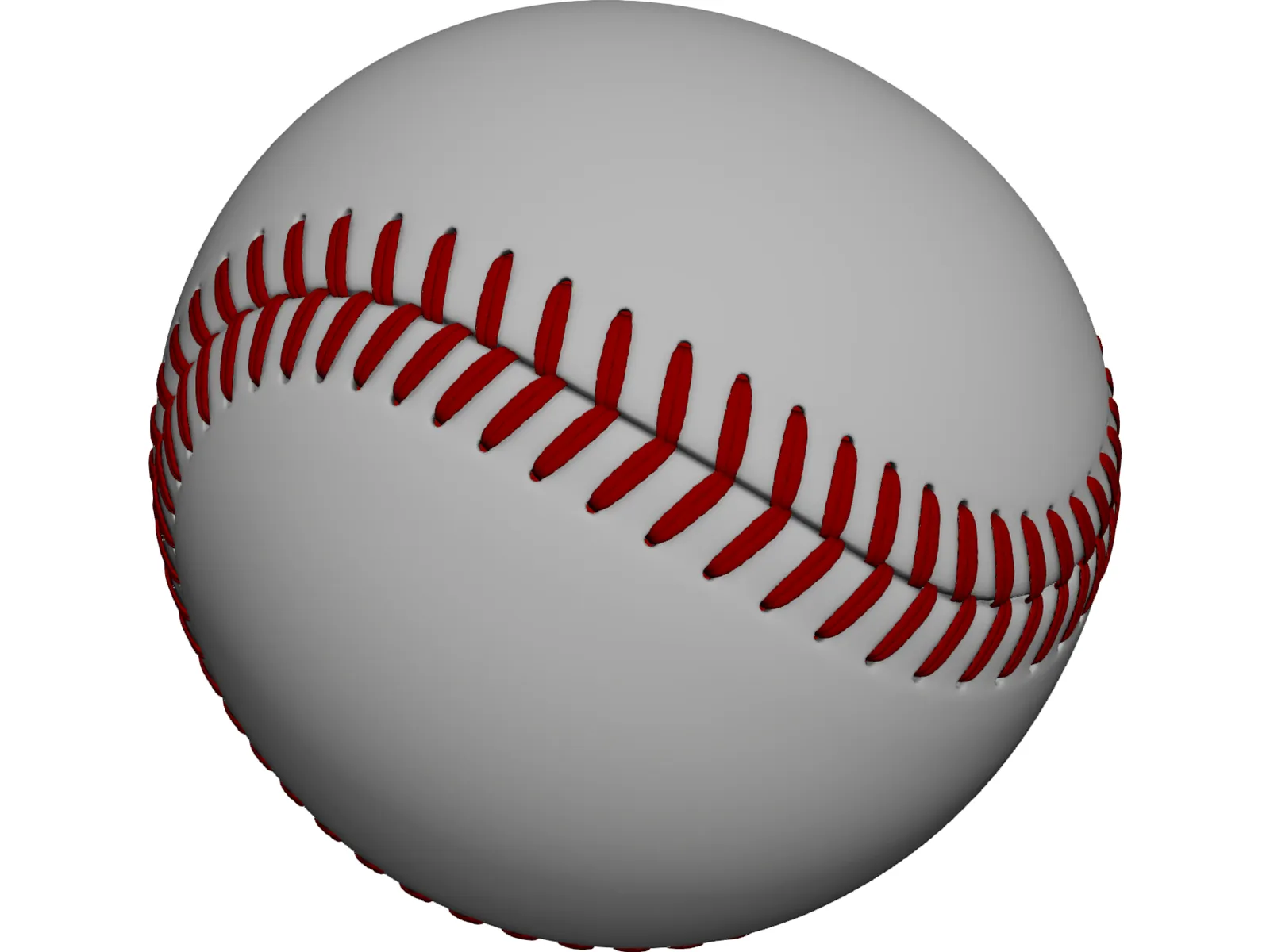 Baseball 3D Model main preview