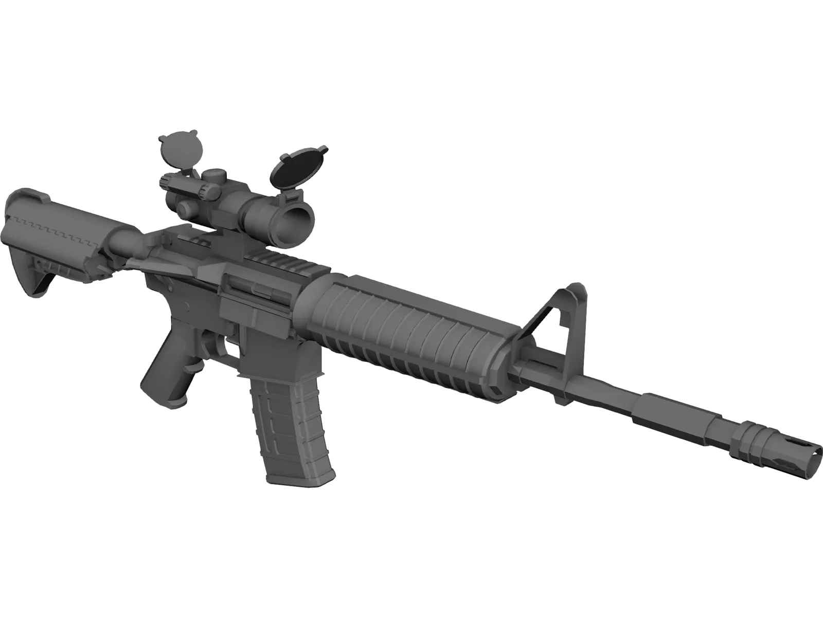 M4 3D Model main preview