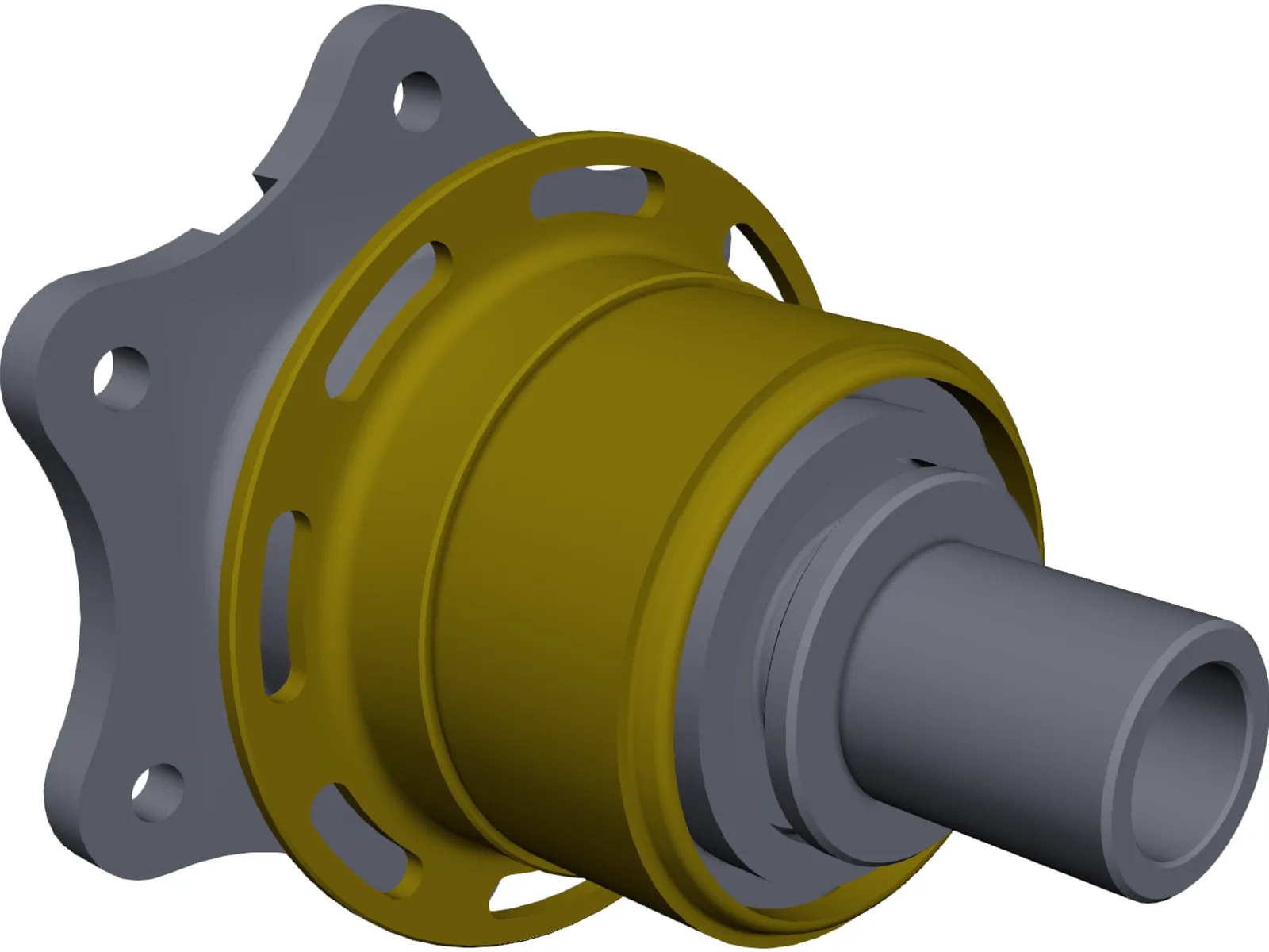Steering Wheel Quick Release OMP ODS-019 3D Model main preview