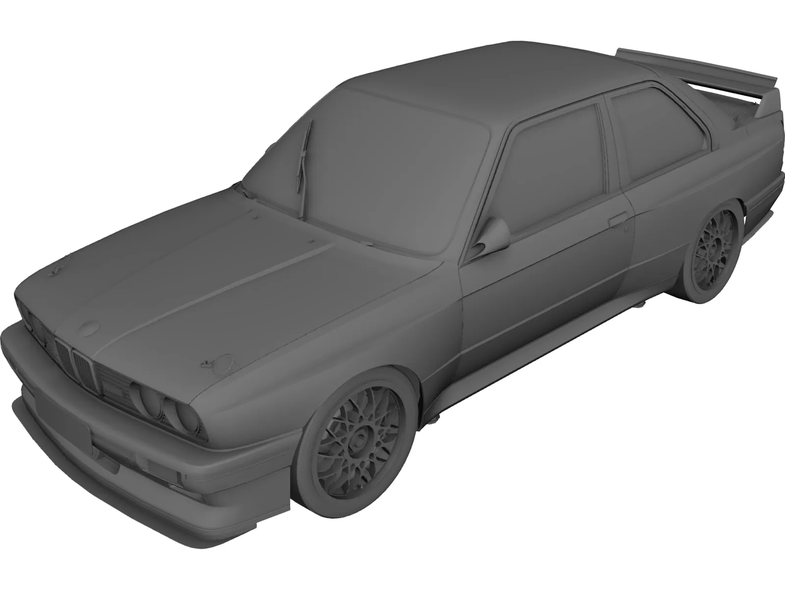 BMW M3 E30 Evo 3D Model main preview