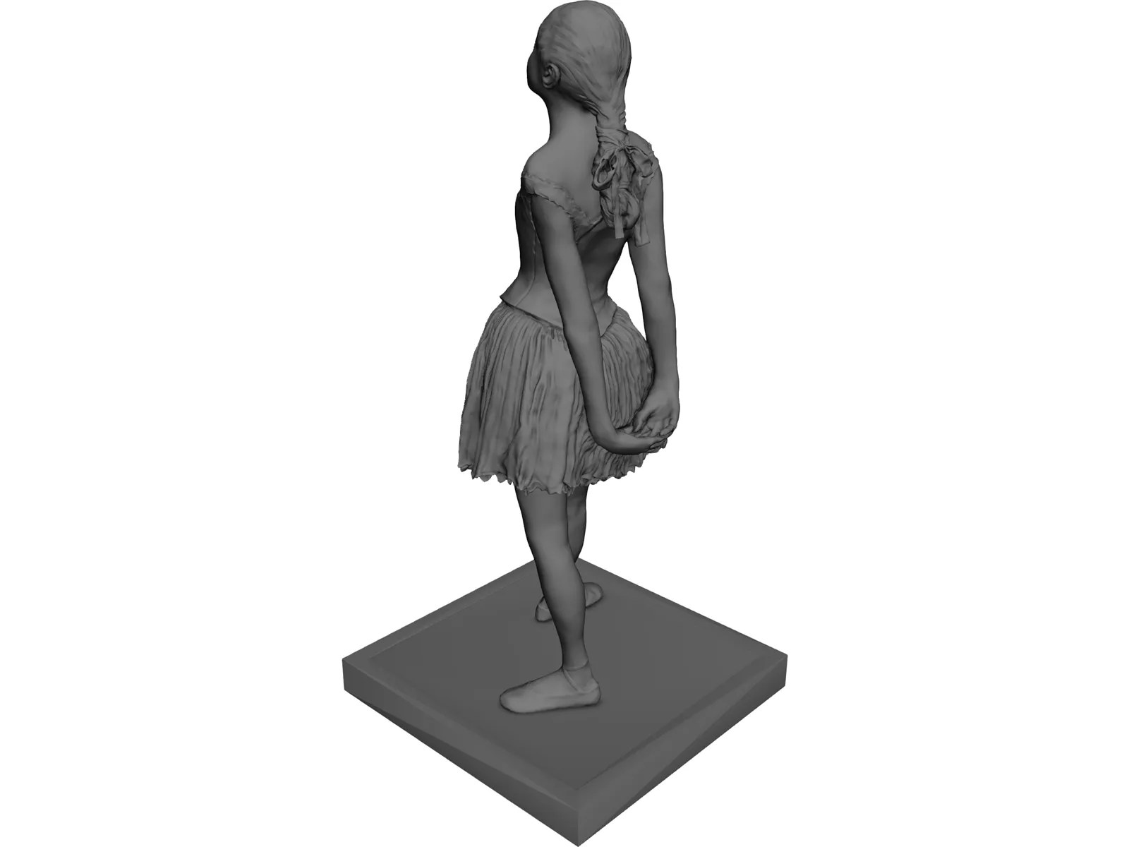 Dancer Woman 3D Model main preview