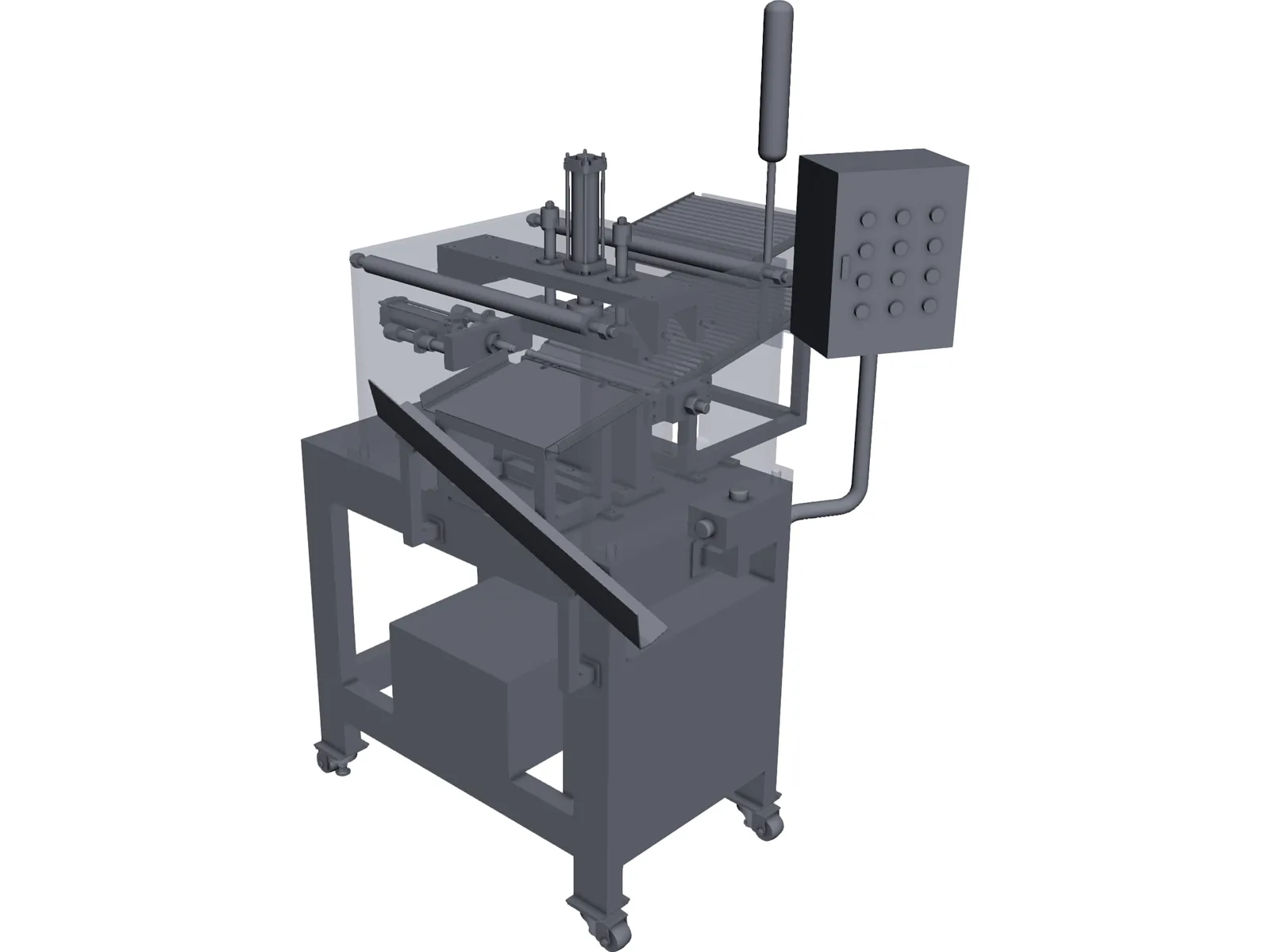 Pipe Expand Machine Loader 3D Model main preview