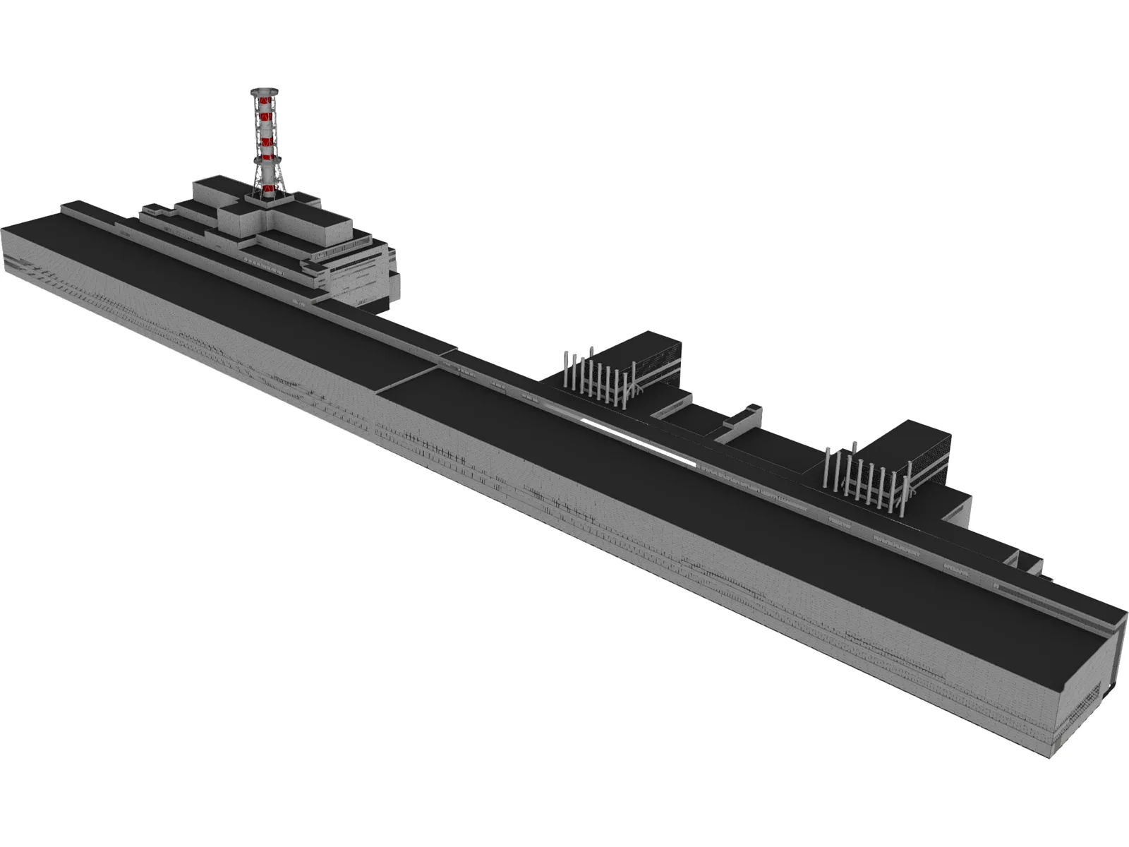 Chernobyl Nuclear Power Plant 3D Model main preview