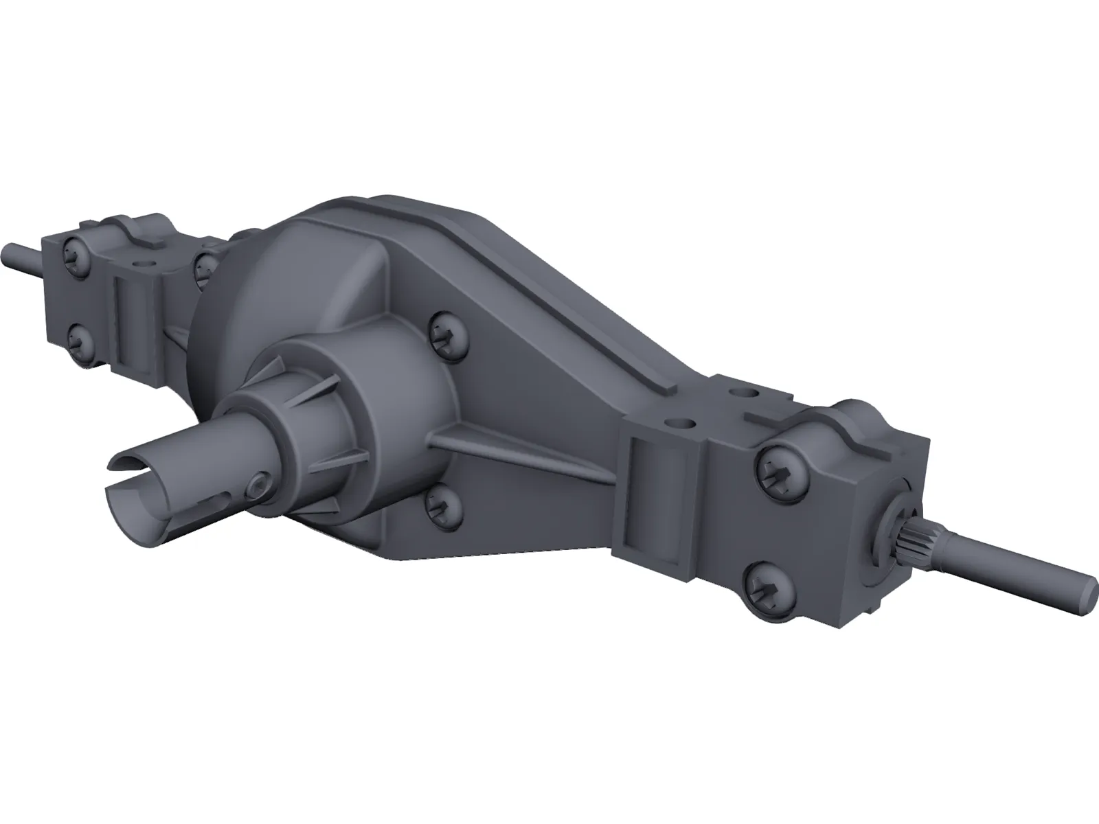 Rear Differential 3D Model main preview