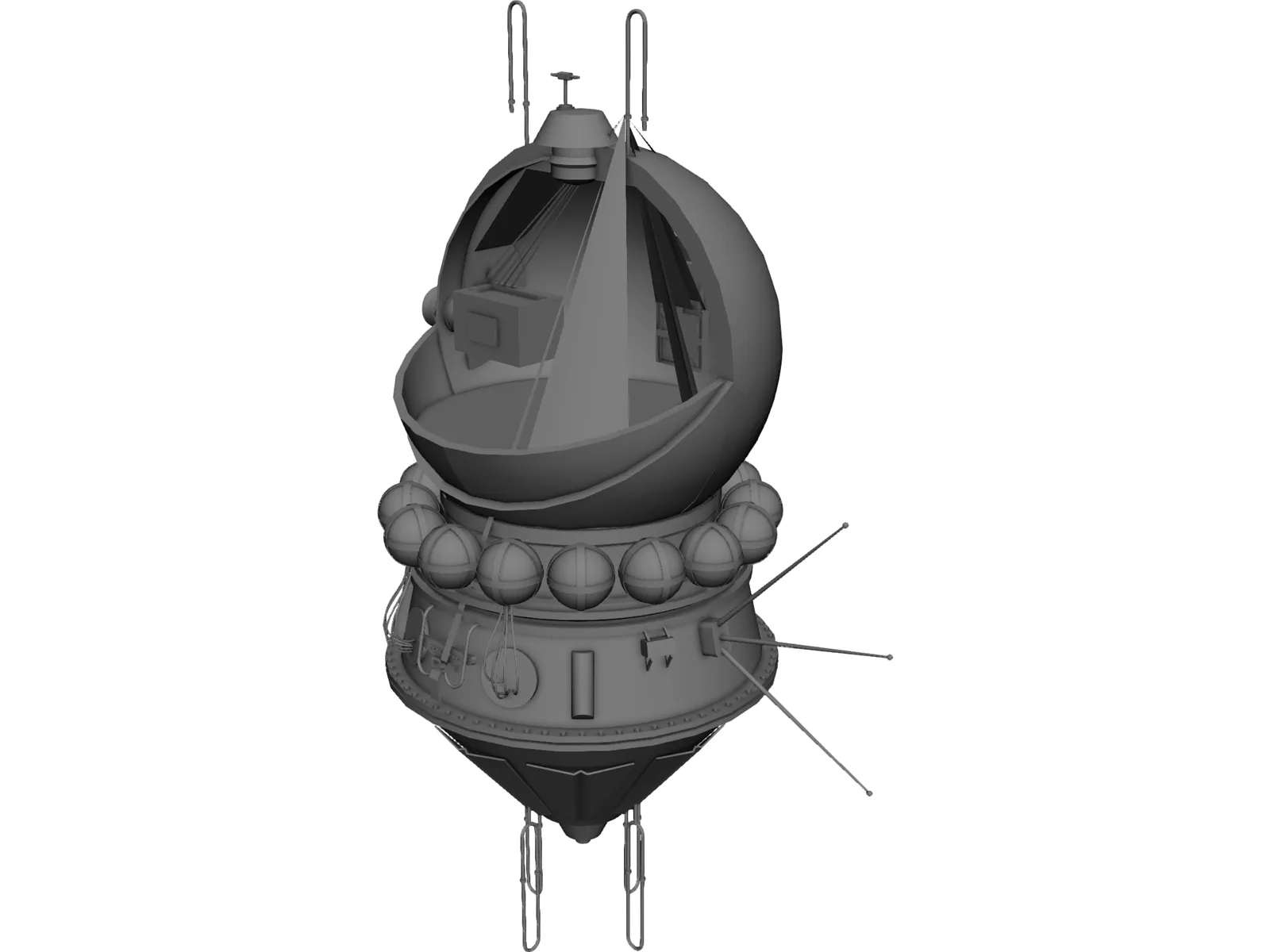 Vostok 1 3D Model main preview