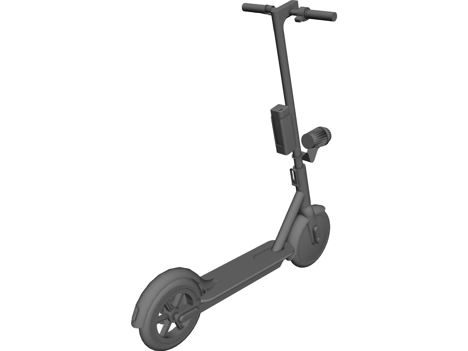 Electric Scooter 3D Model main preview