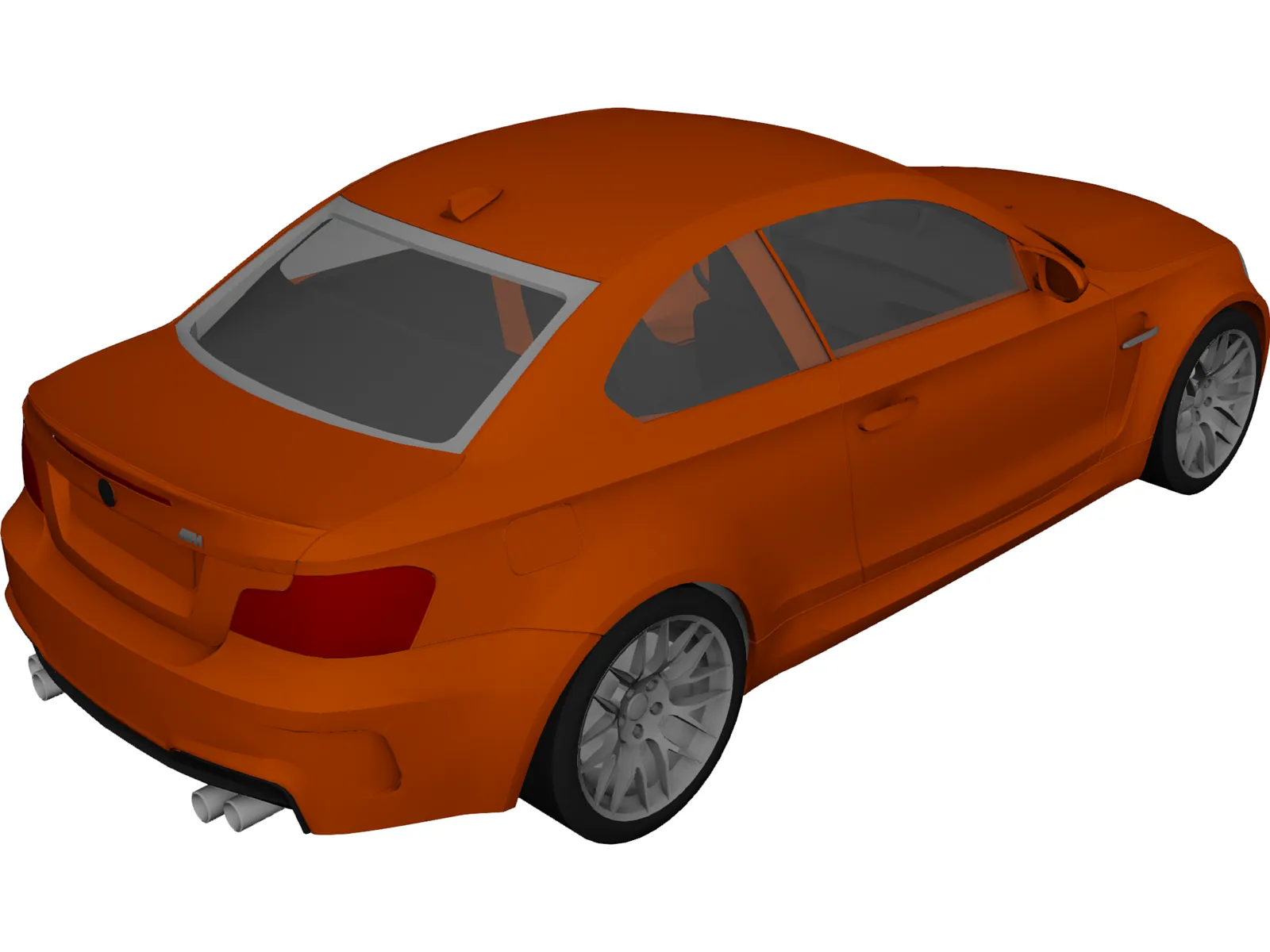 BMW 1M Coupe 3D Model main preview