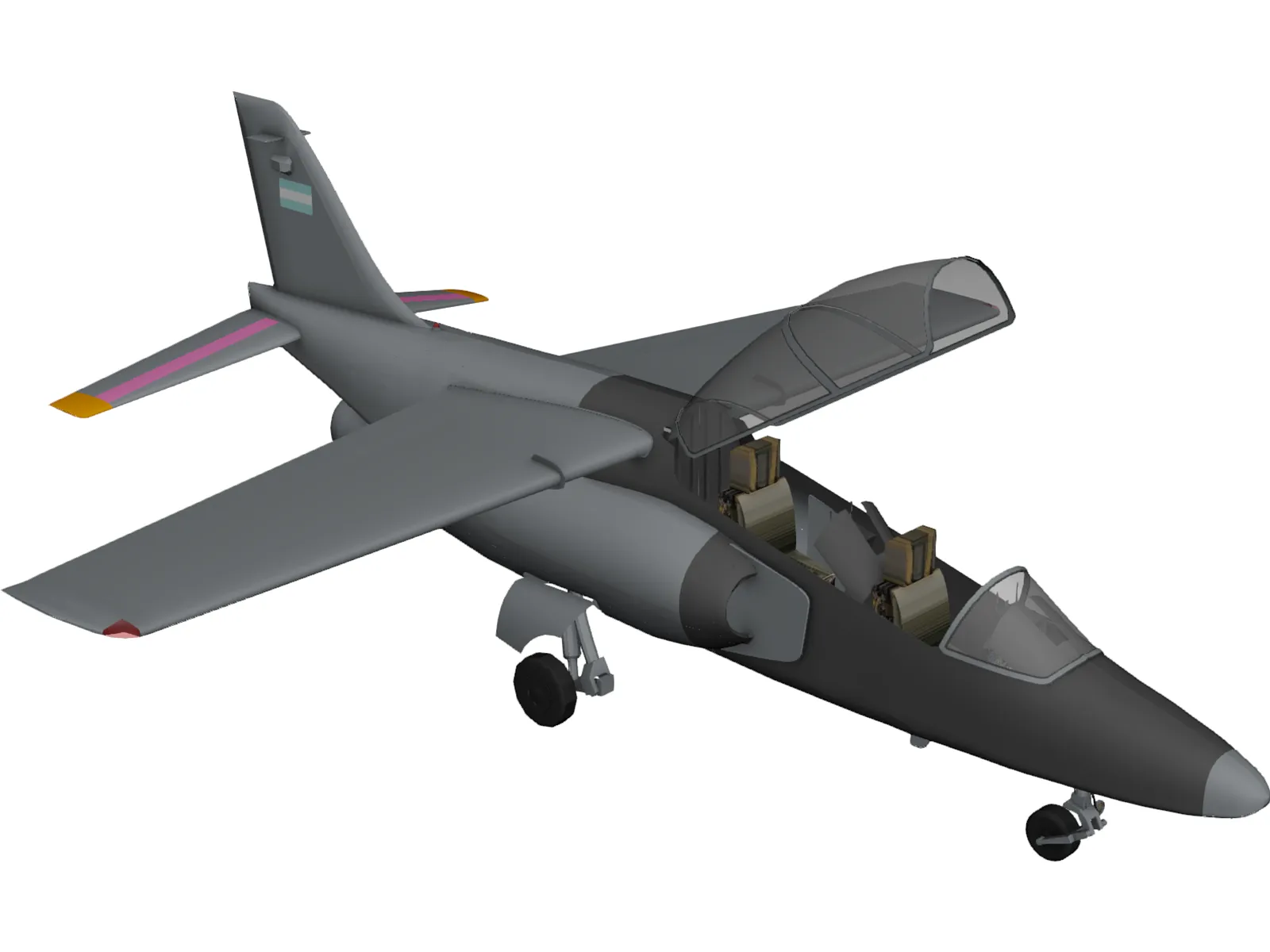 FMA IA-63 Pampa 3D Model main preview
