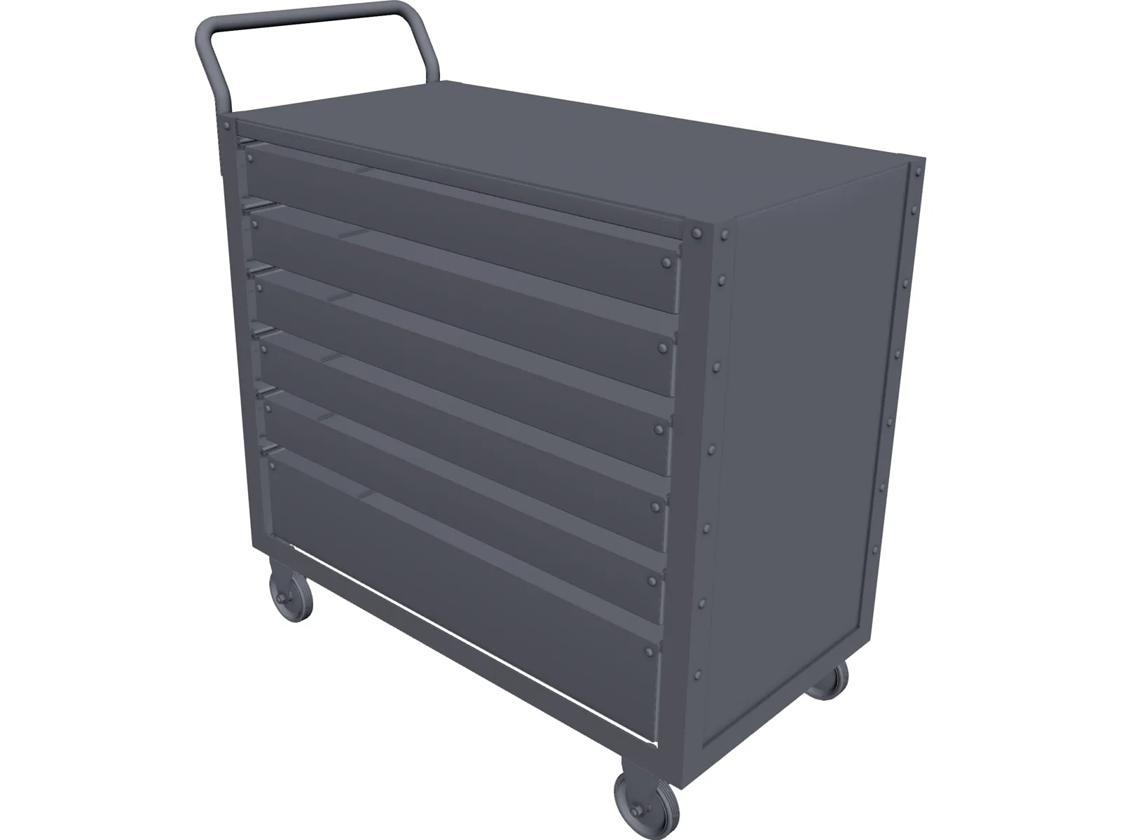 Tool Box 3D Model main preview