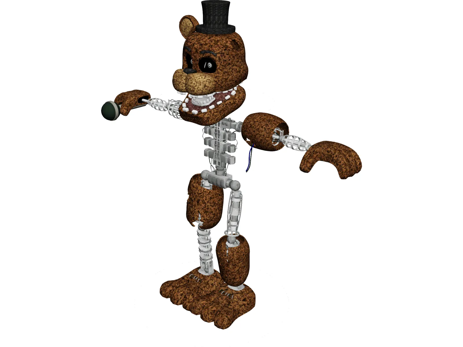 Rust Freddy 3D Model main preview