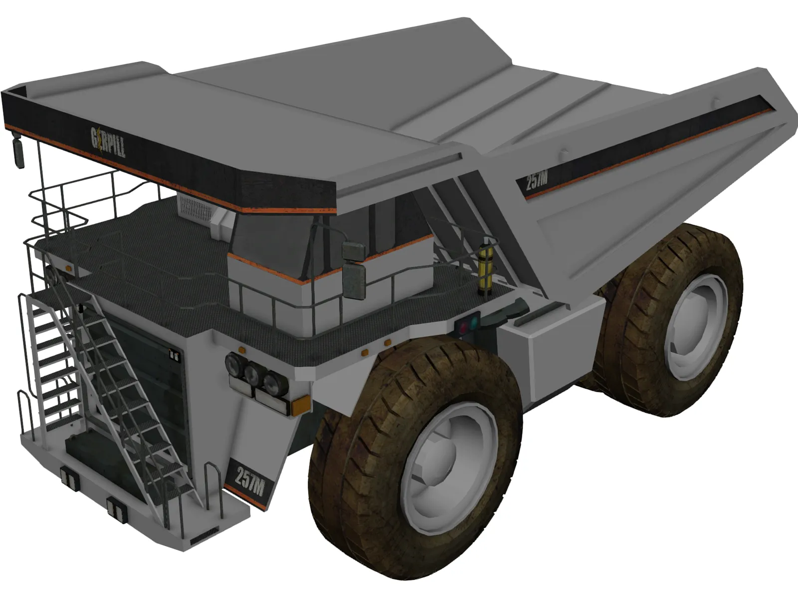 Mining Dump Truck 3D Model main preview