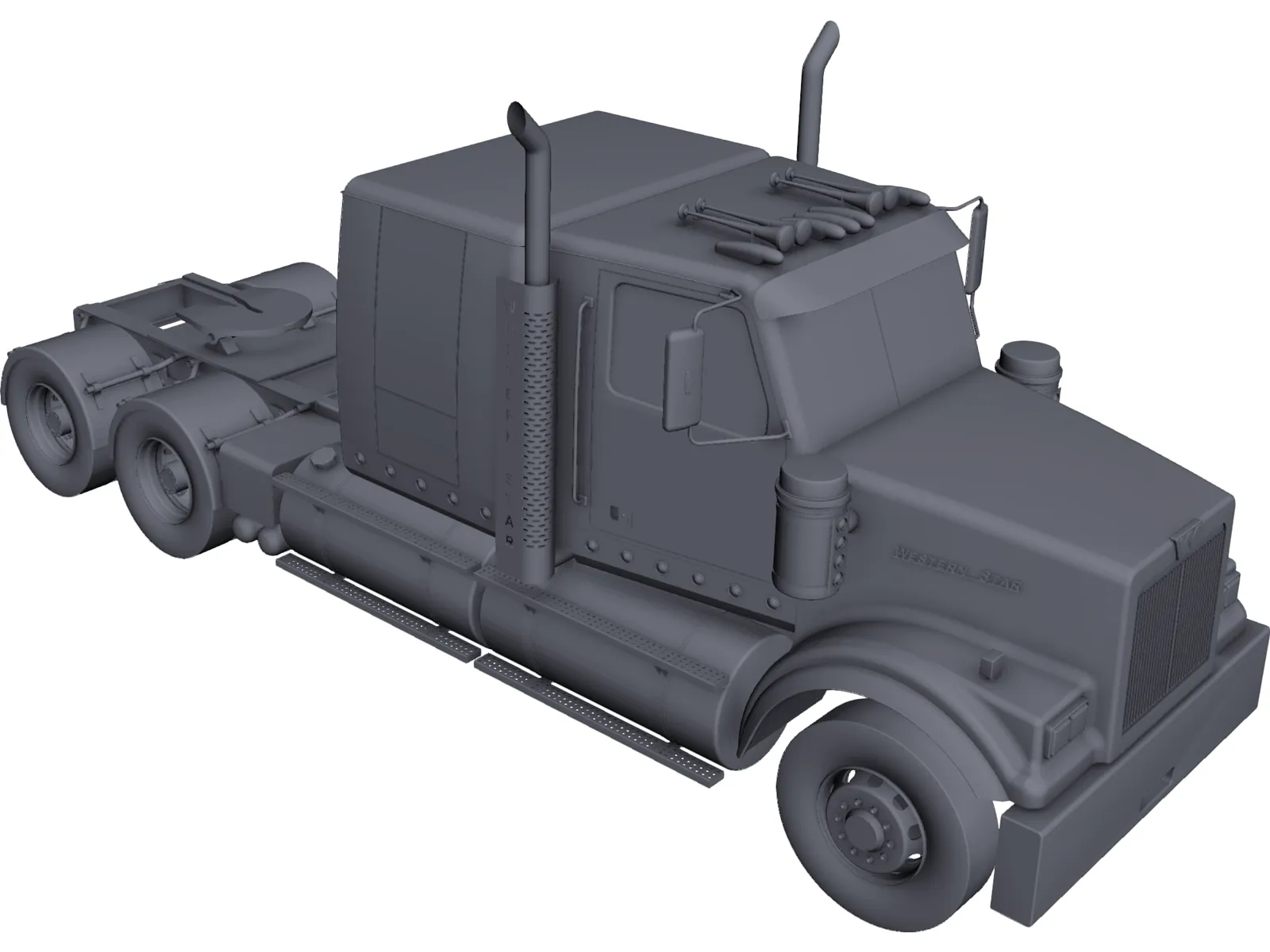 Western Star 4900 (2018) 3D Model main preview