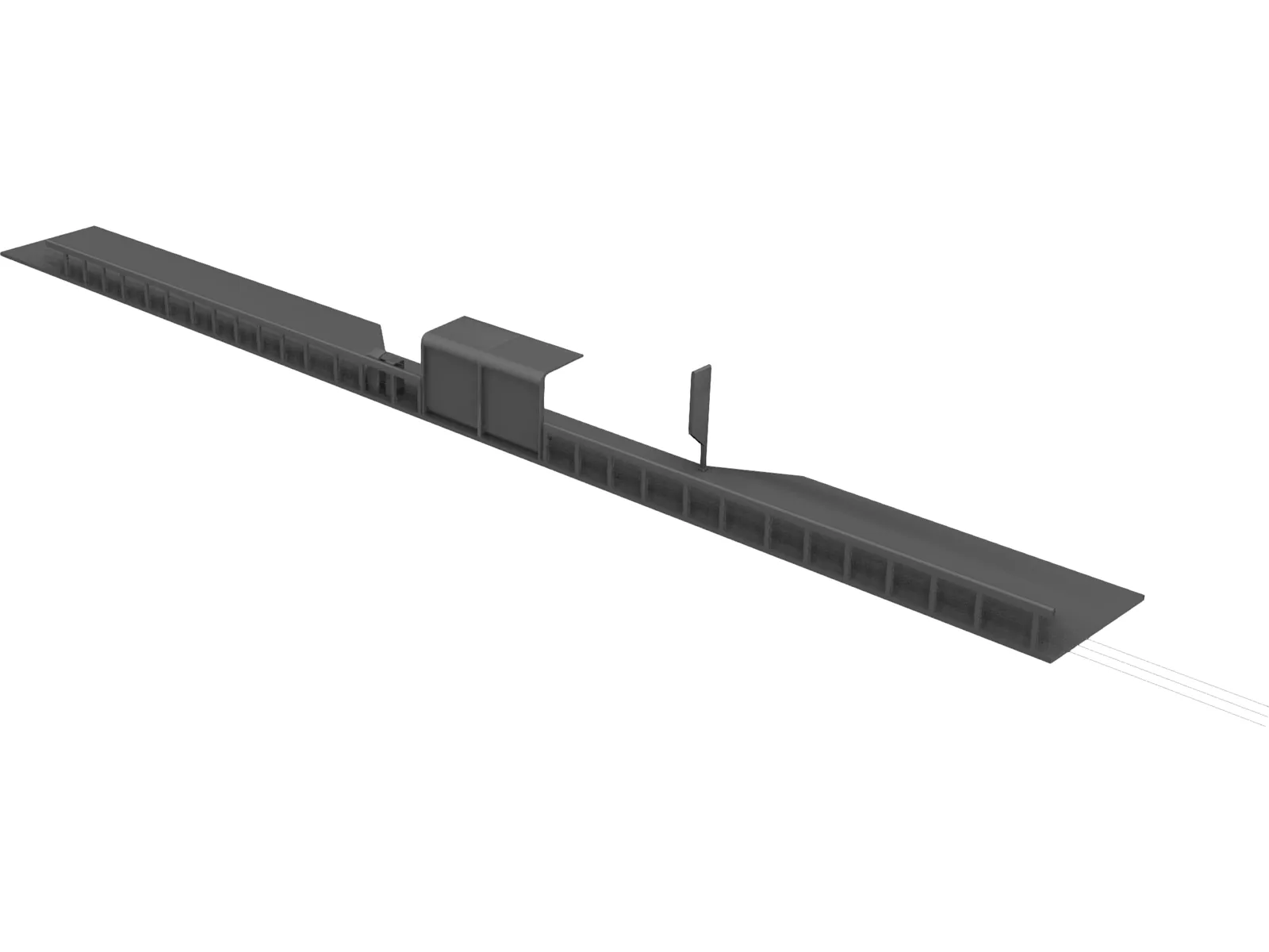 Bus Stop 3D Model main preview