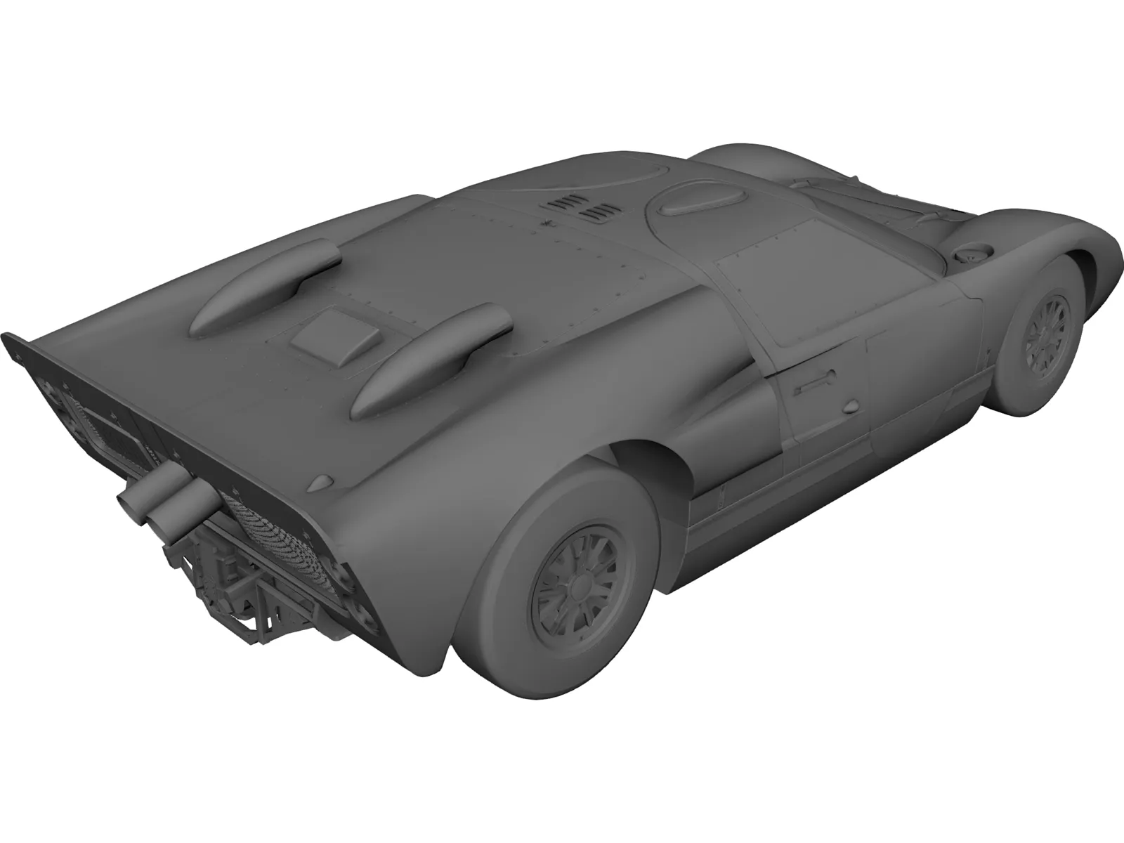 Ford GT40 Mk2 (1966) 3D Model main preview