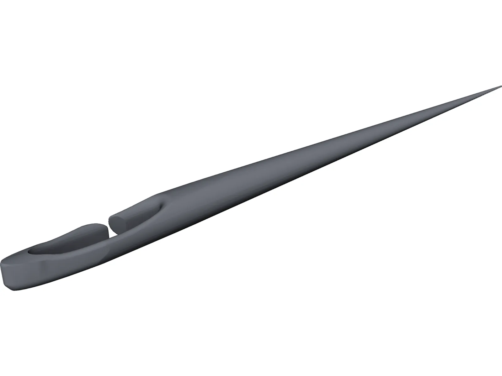 Threading Needle 3D Model main preview