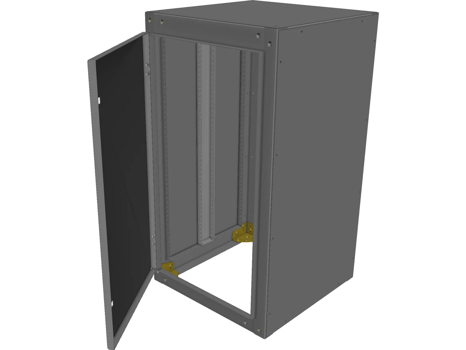 Electrical Cabinet 3D Model main preview