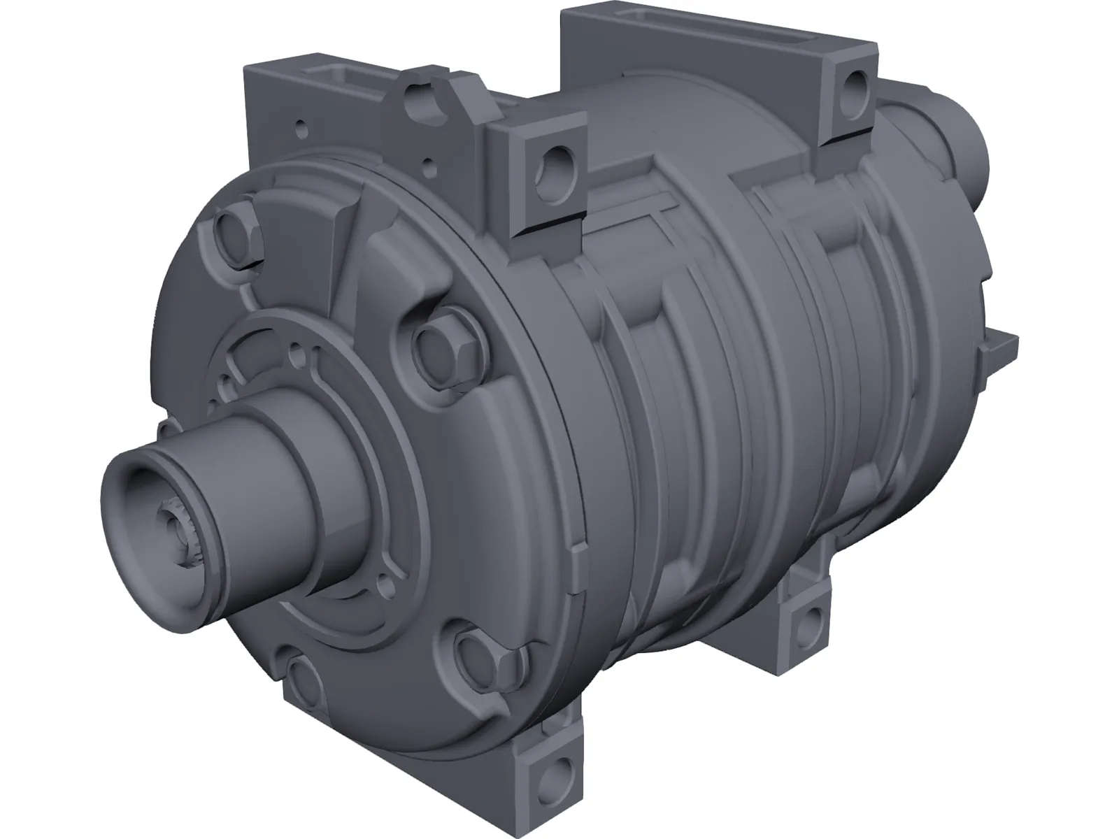 Compressor 3D Model main preview