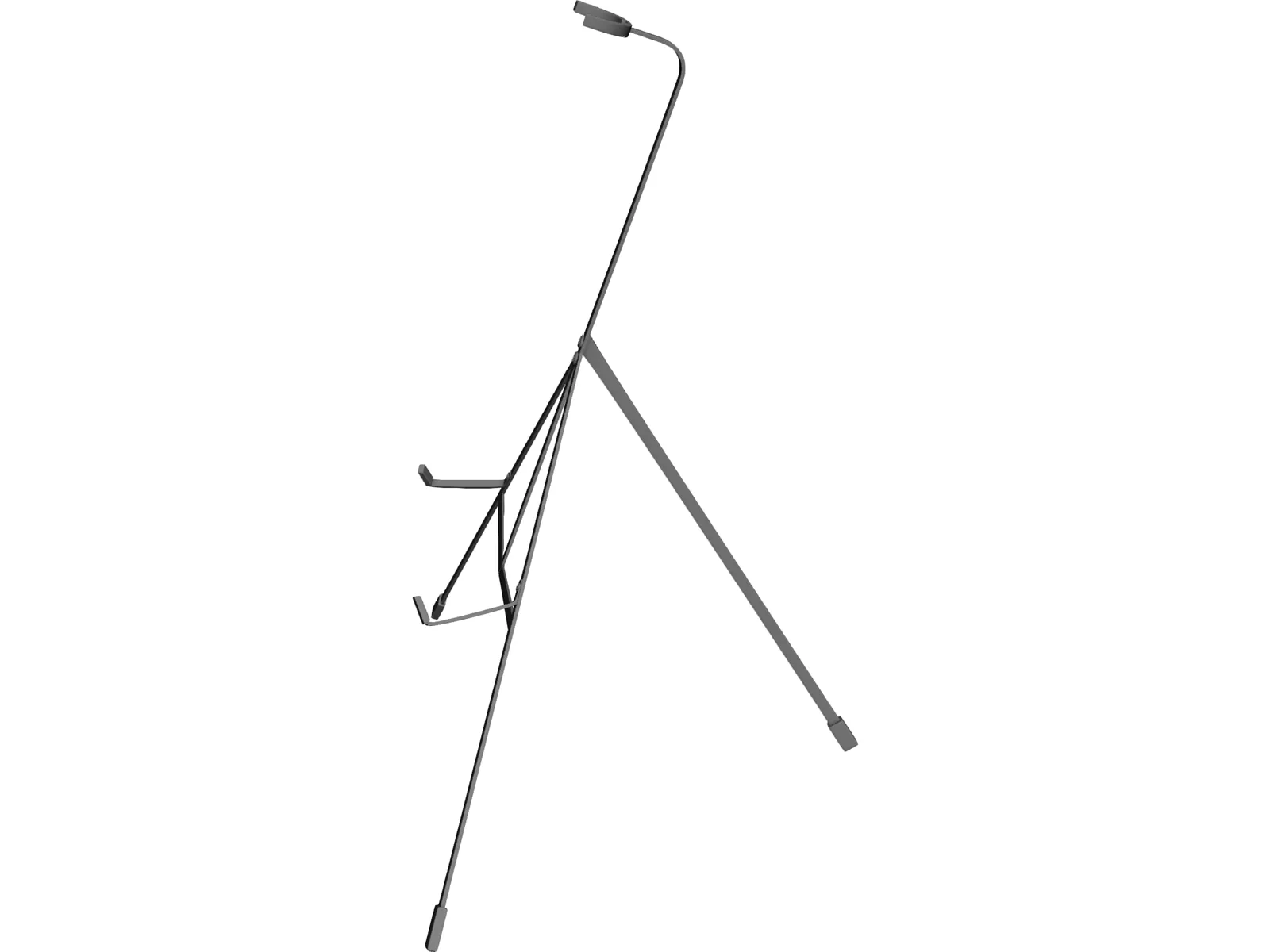Electric Guitar Stand 3D Model main preview