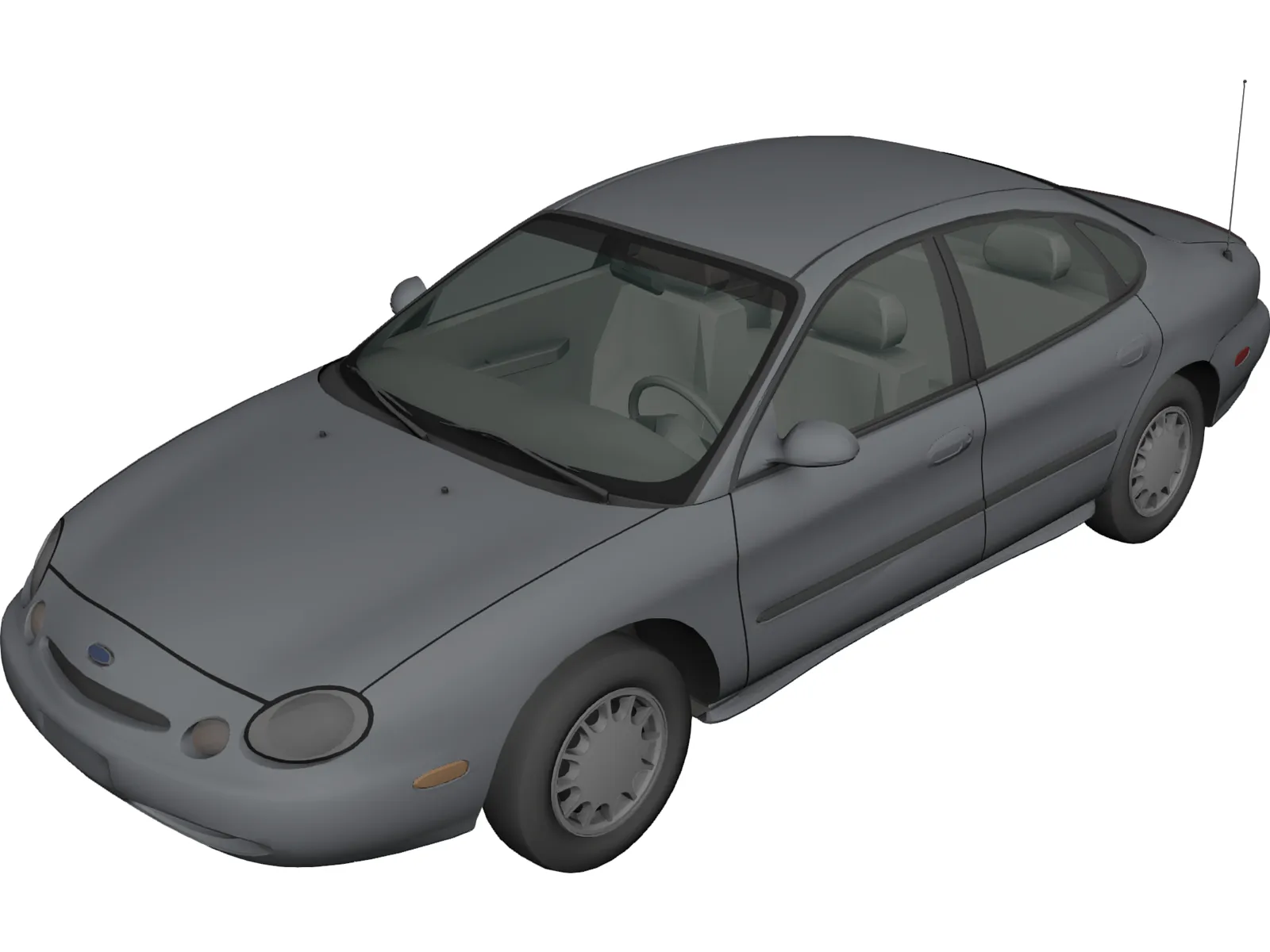 Ford Taurus (1996) 3D Model main preview