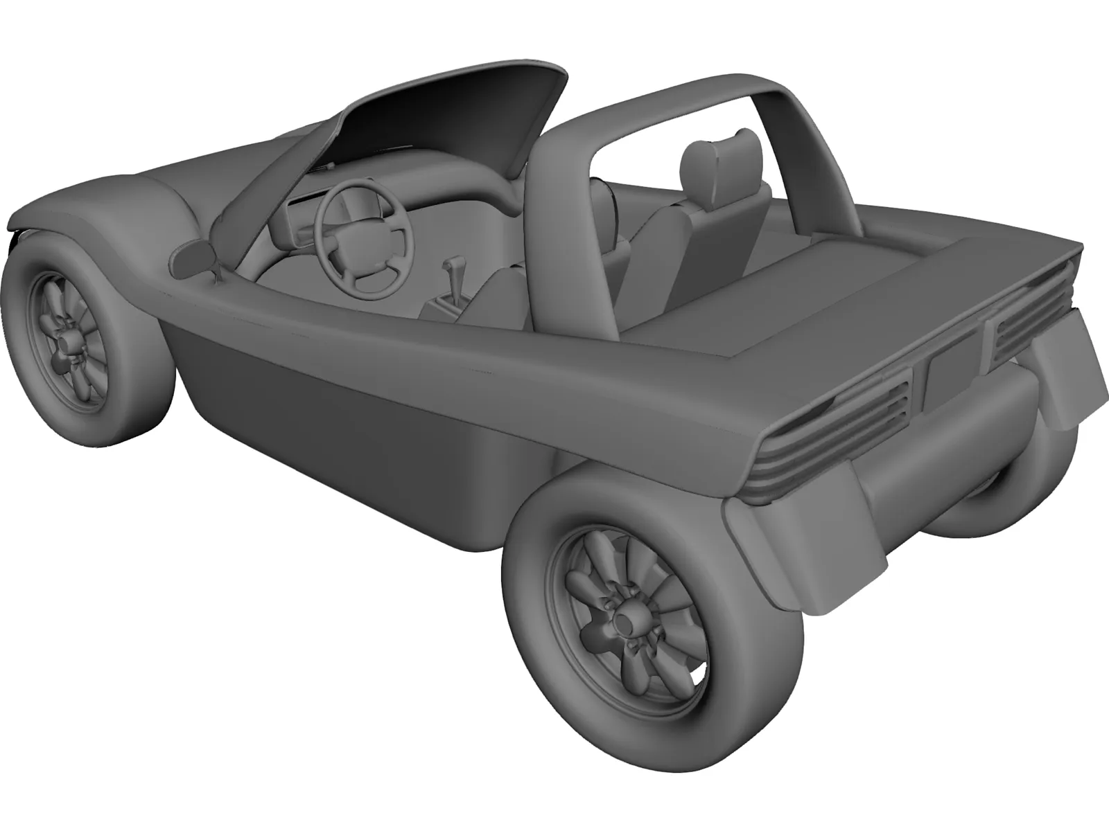 Dune Buggy 3D Model main preview