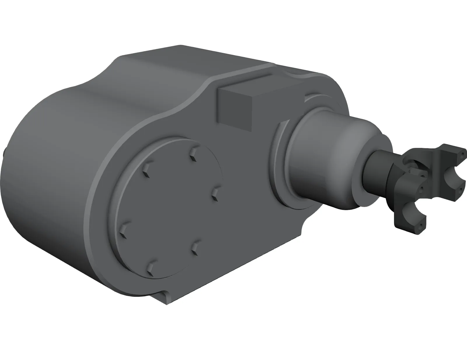 Transfer Case 4x4 3D Model main preview