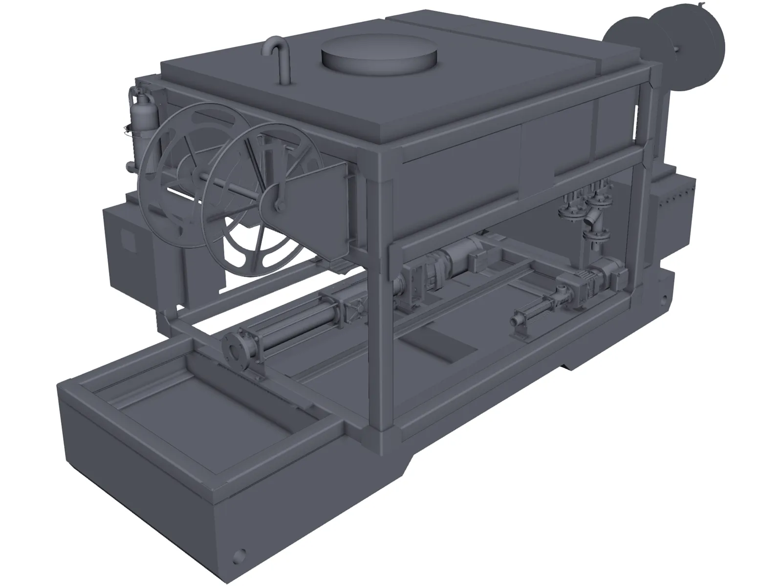 UG Pumping Unit 3D Model main preview