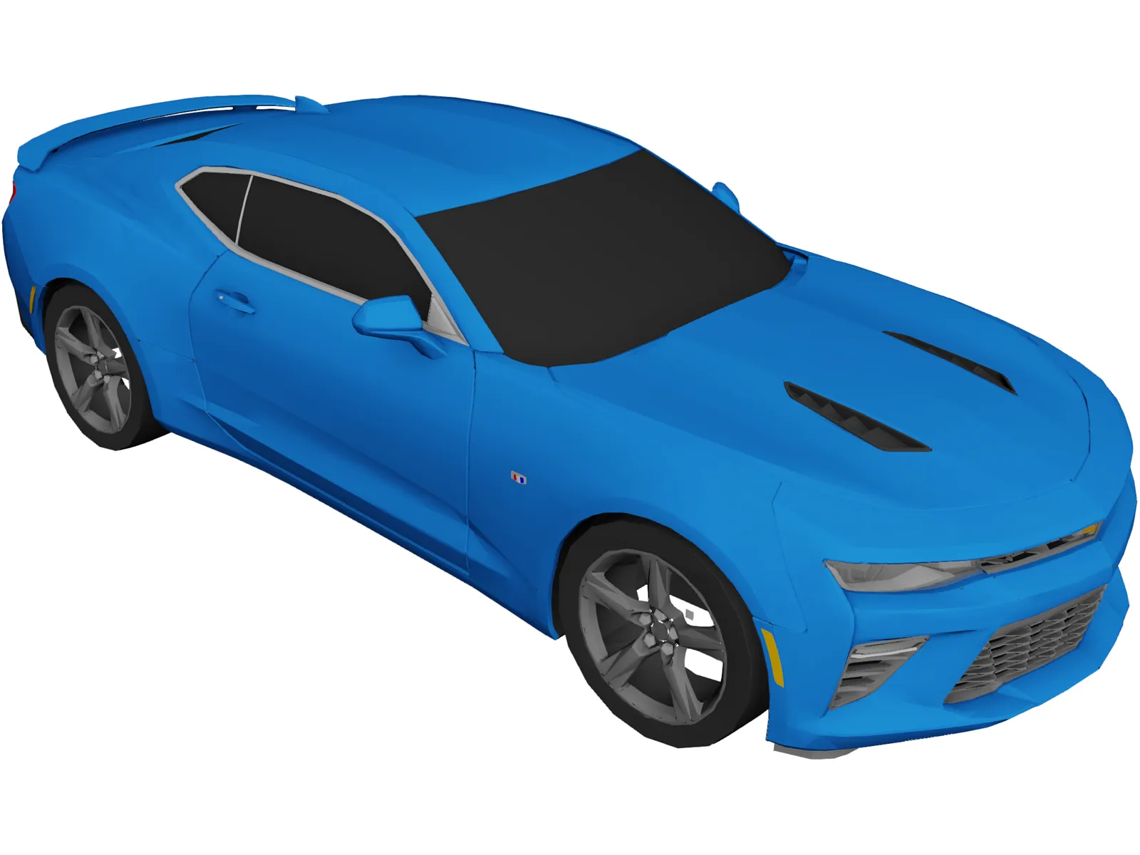 Chevrolet Camaro SS (2016) 3D Model main preview