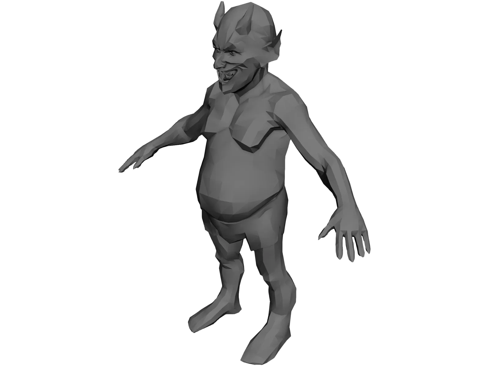 Goblin 3D Model main preview