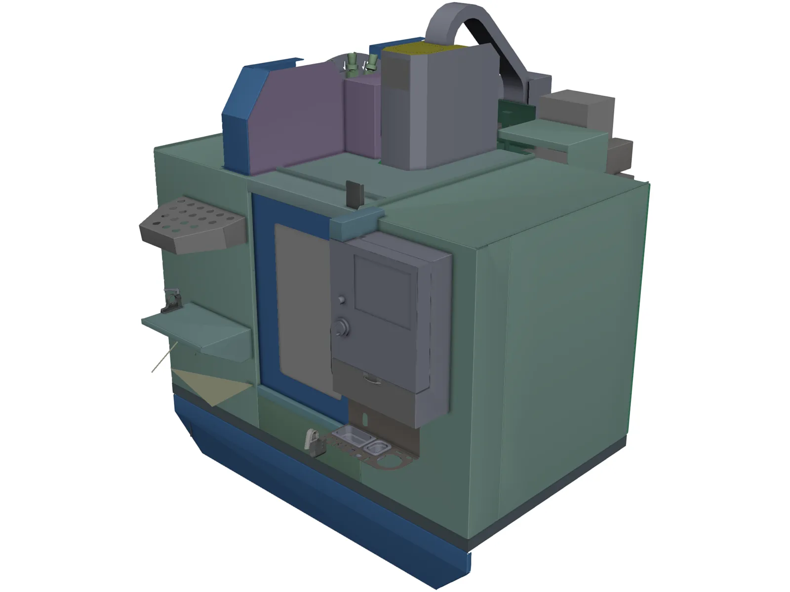 Haas DM2 3D Model main preview