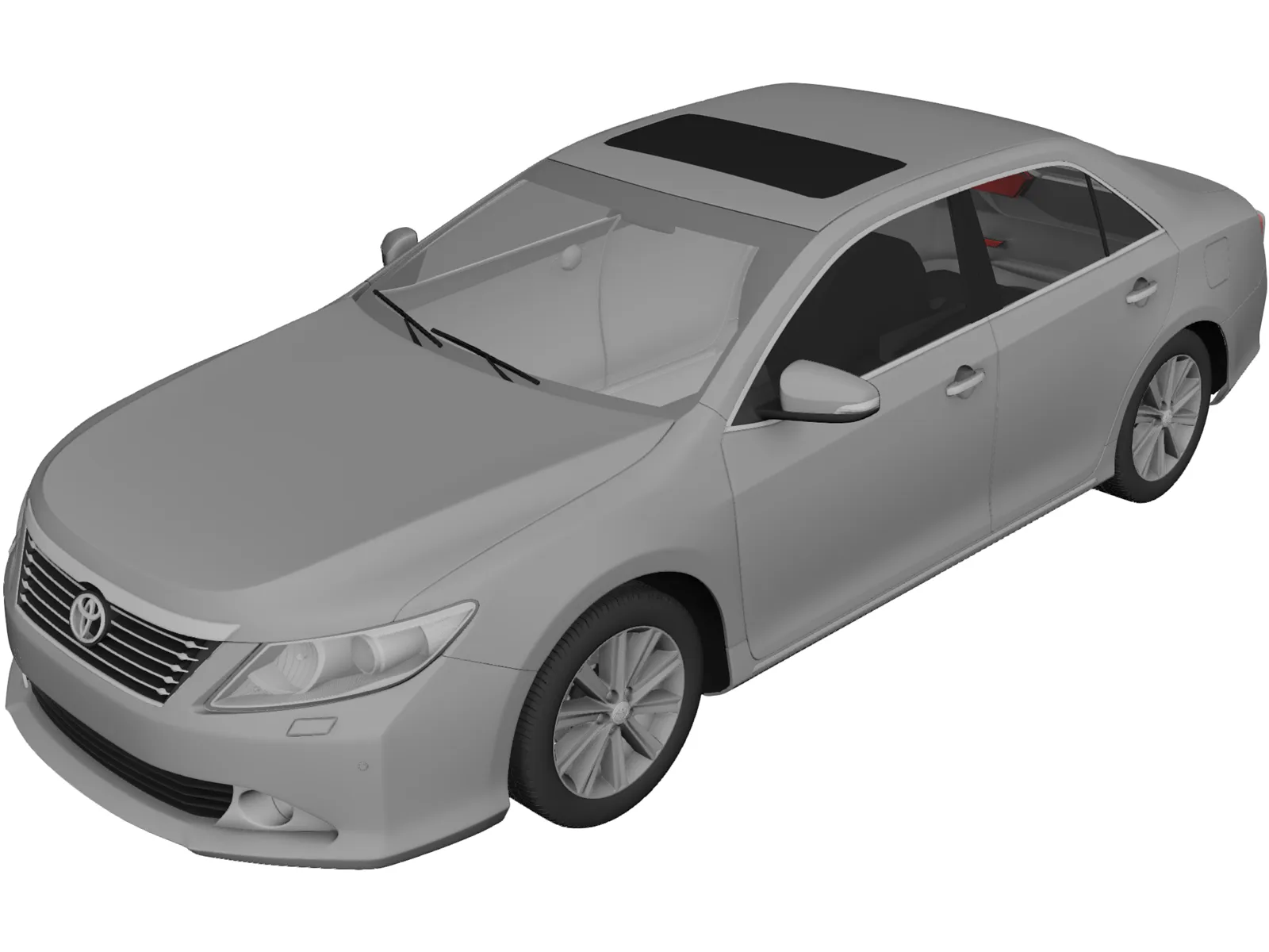 Toyota Camry (2012) 3D Model main preview
