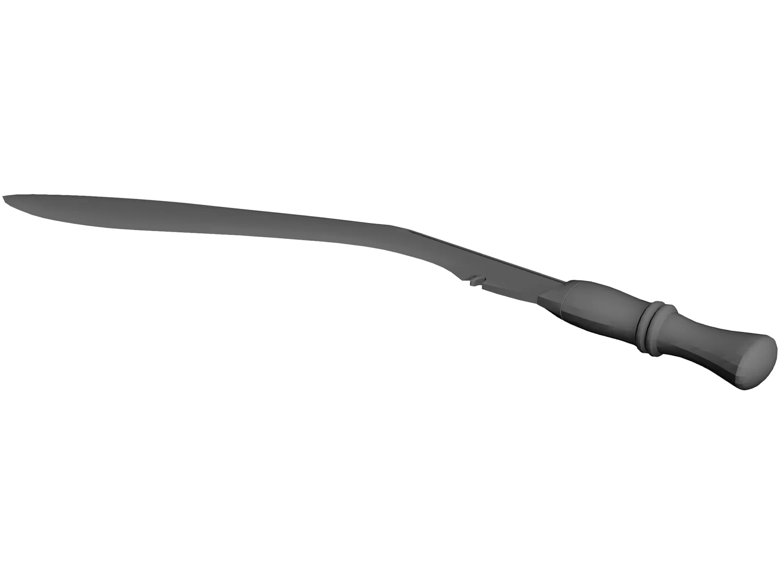 Kukri 3D Model main preview