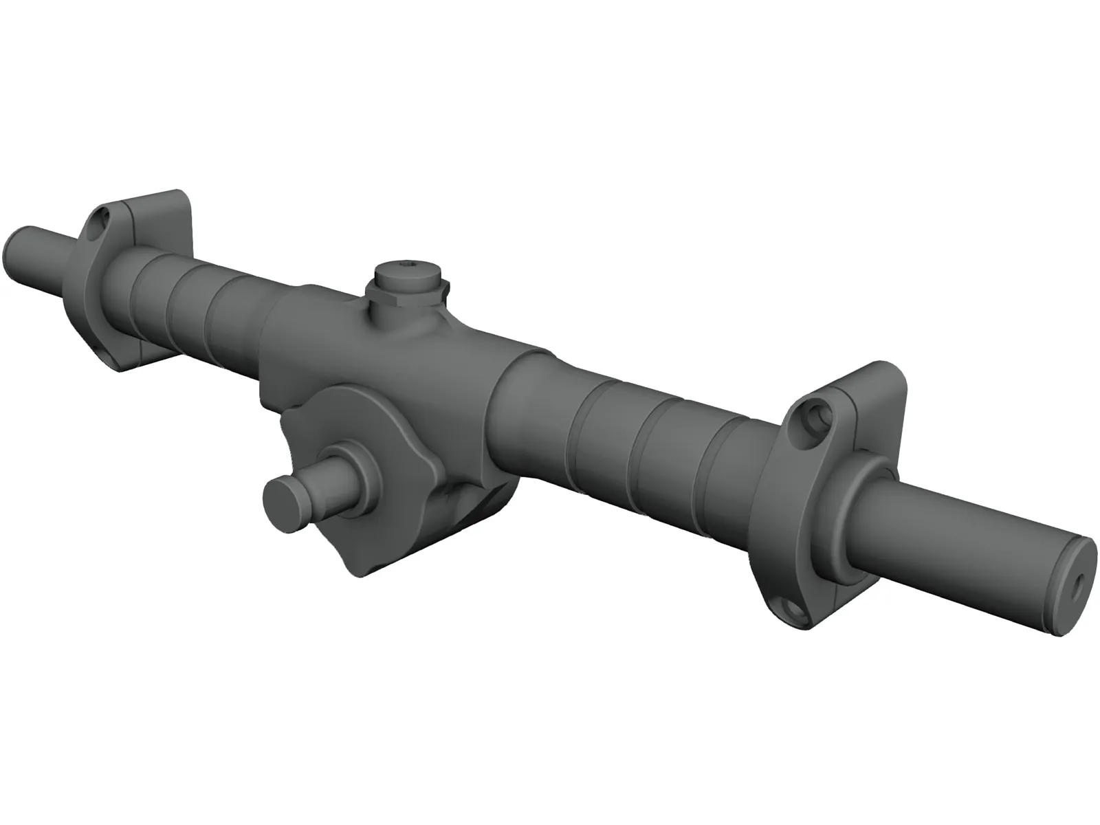 KAZ Technologies FSAE Steering Rack 3D Model main preview